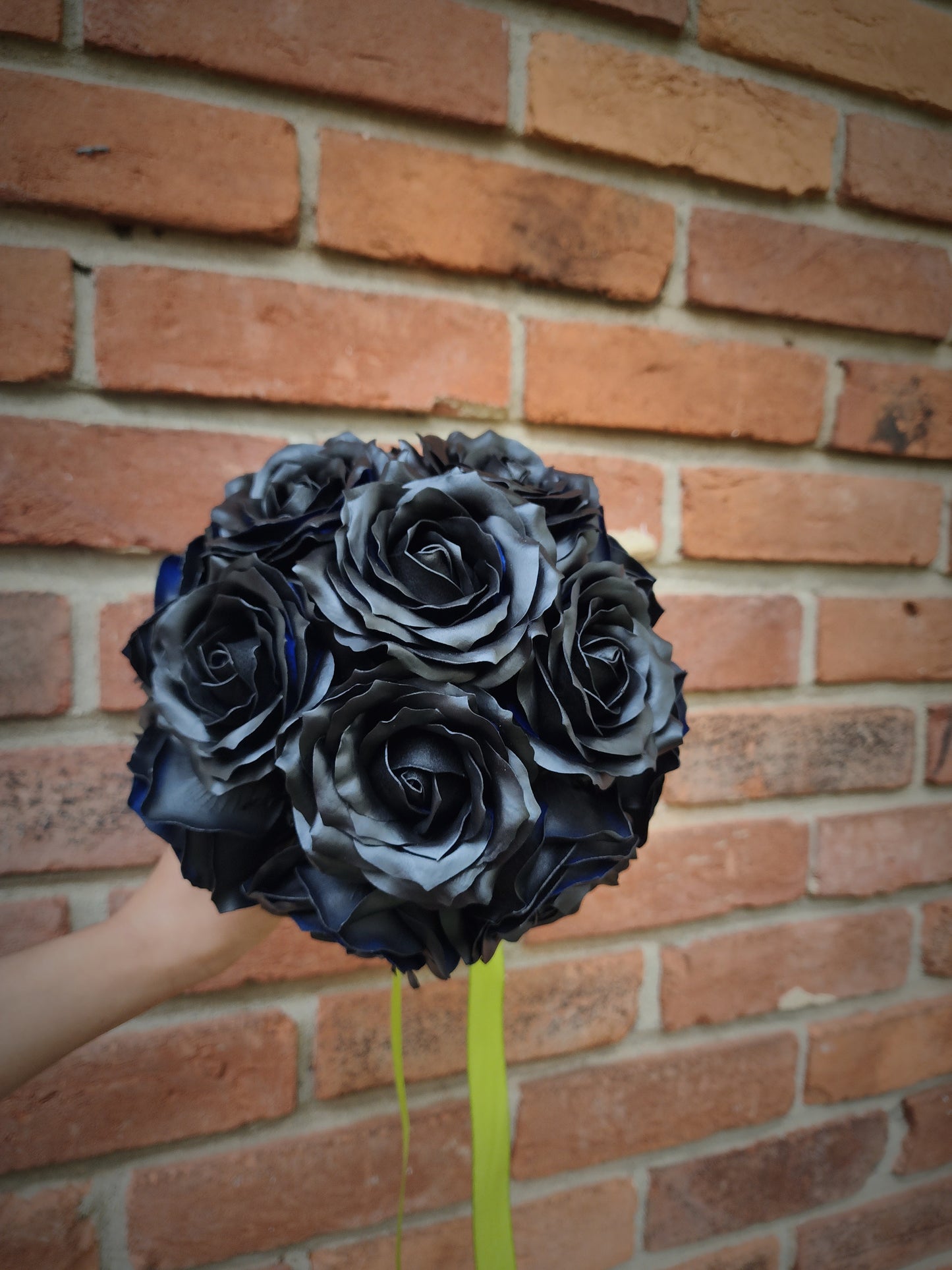 Black Rose Soap Flower Bouquet