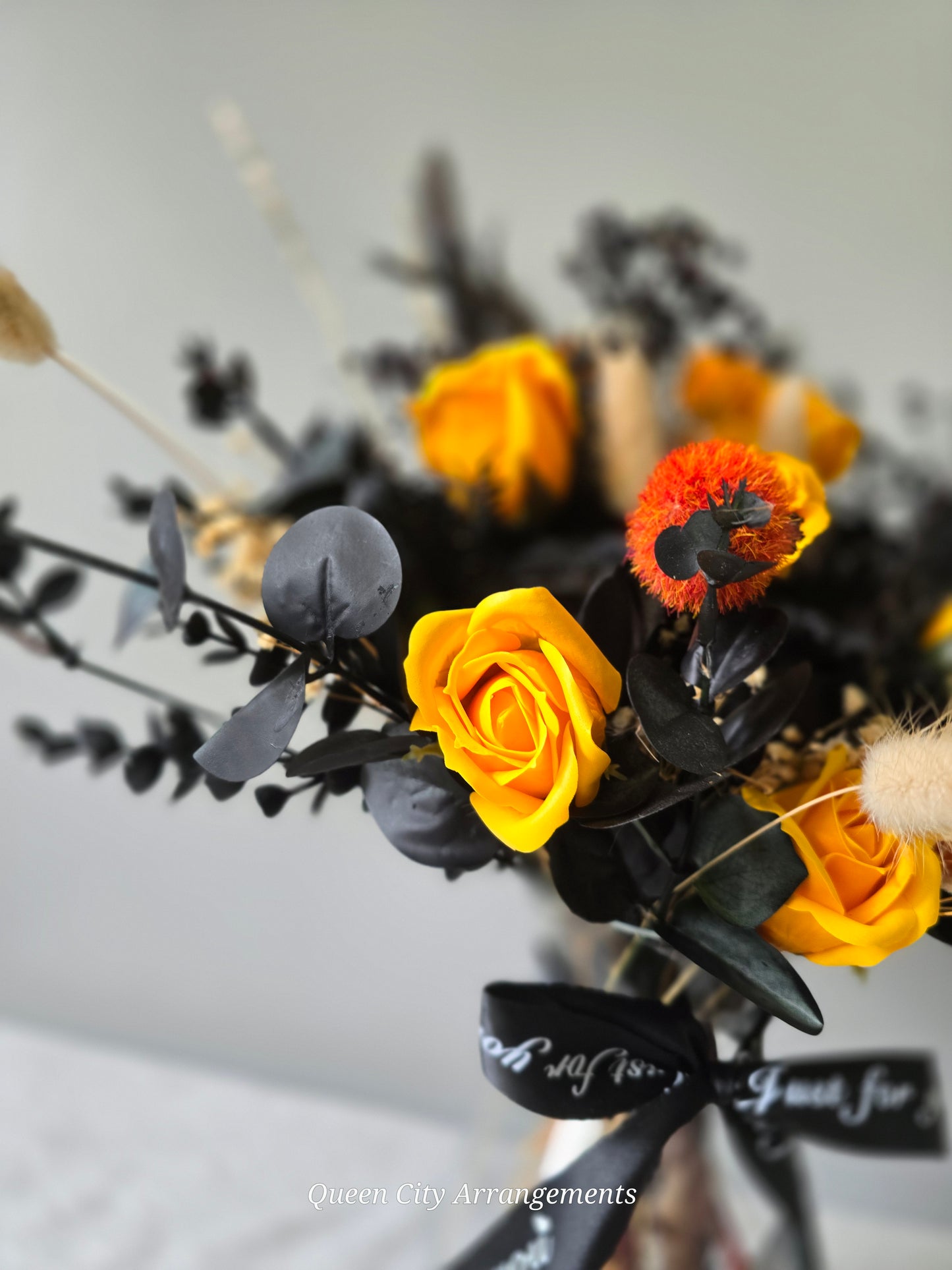 Black and Orange Bouquet