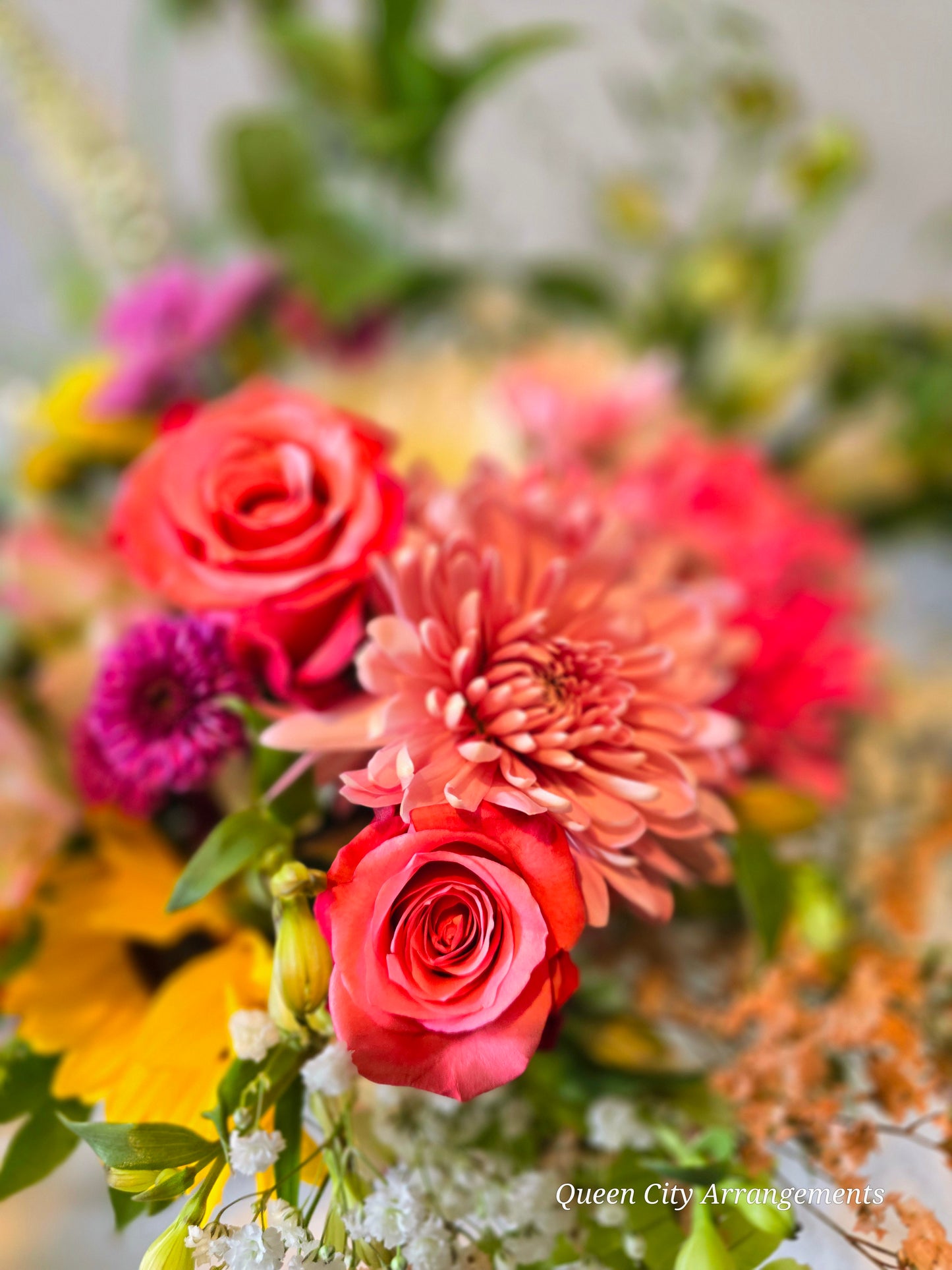 Large Fowers in vase