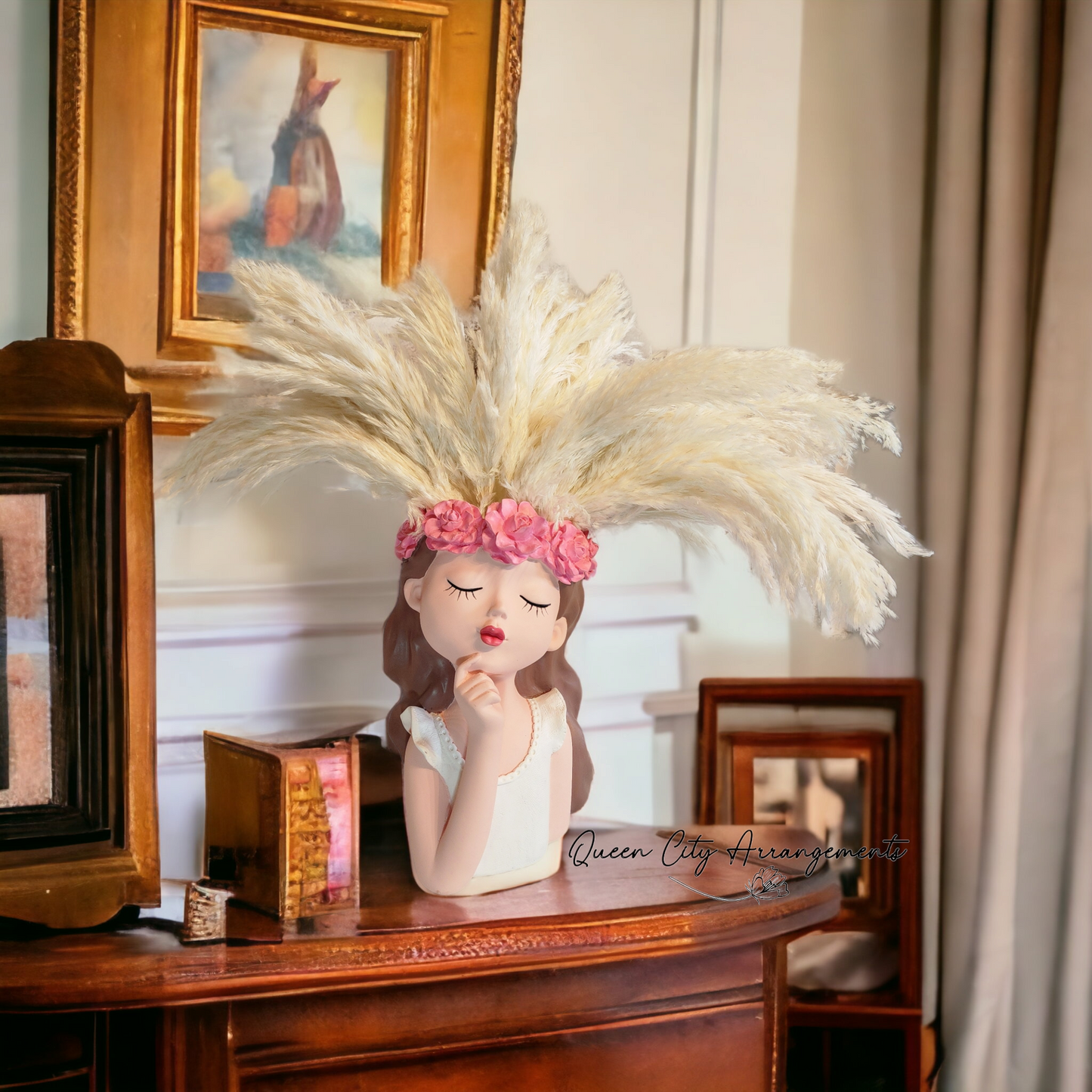 Bride vase, Bride flowers vase