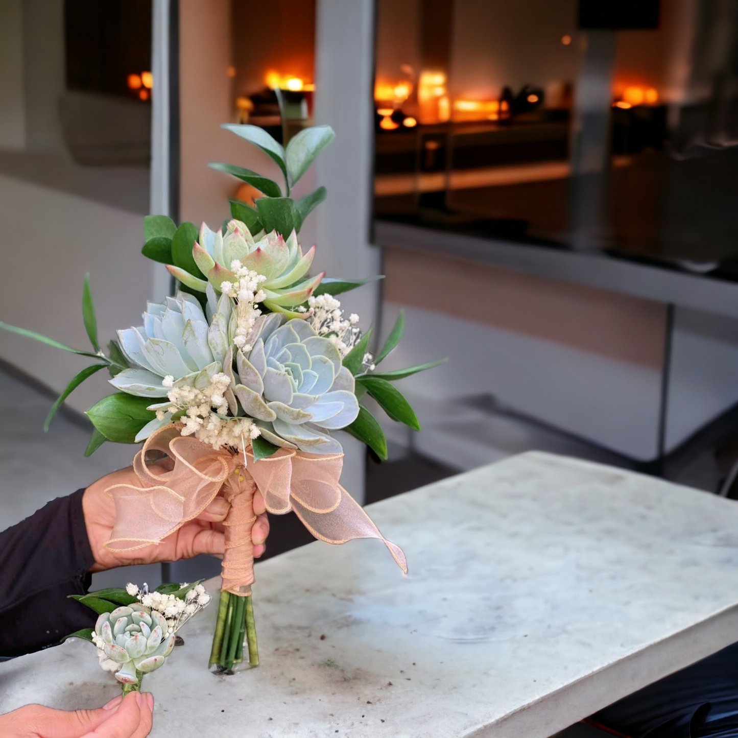 Unique Succulent Bouquet