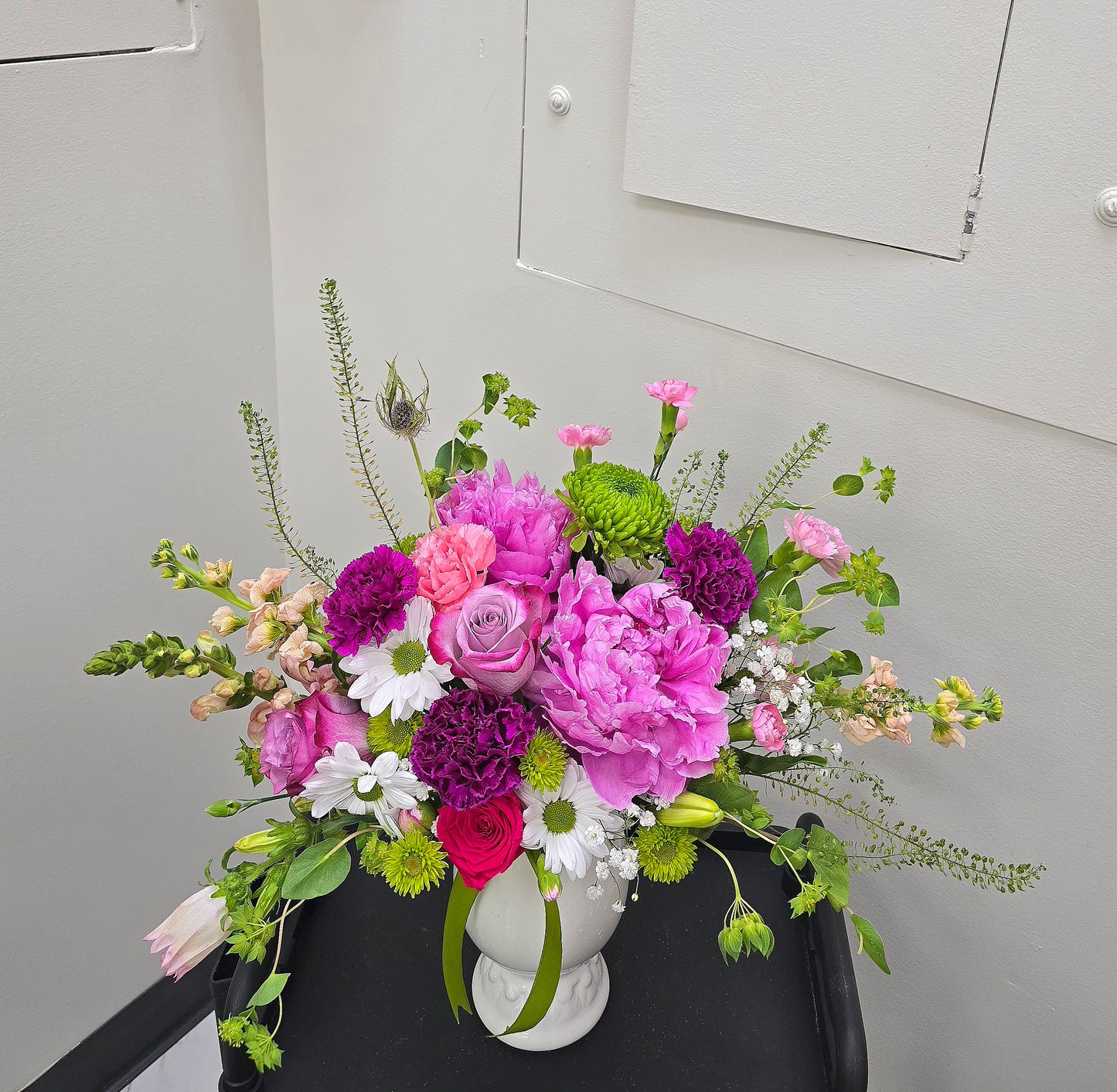 Peonies flowers in Lovely Vase