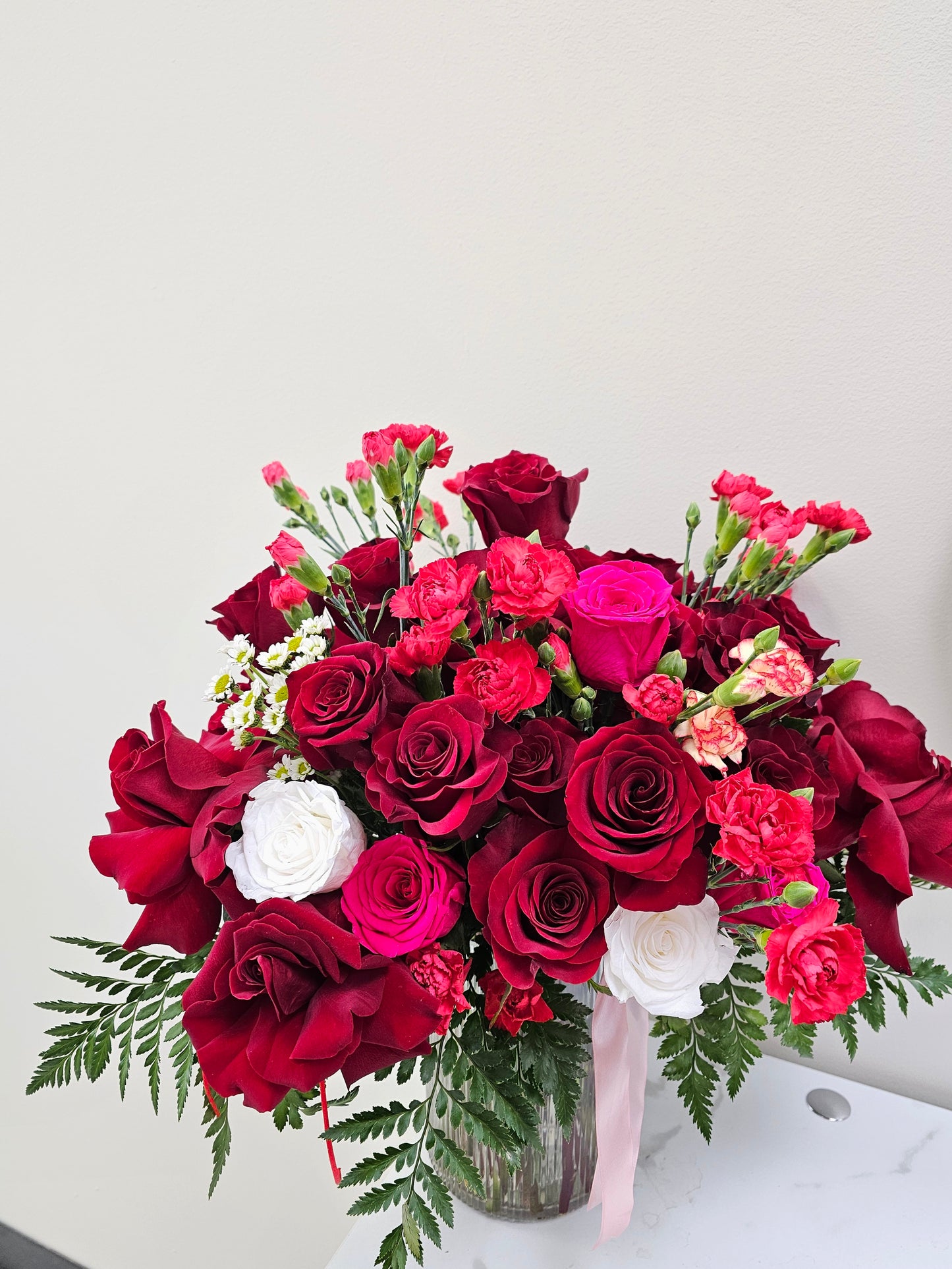 Cut Red Rose Romantic