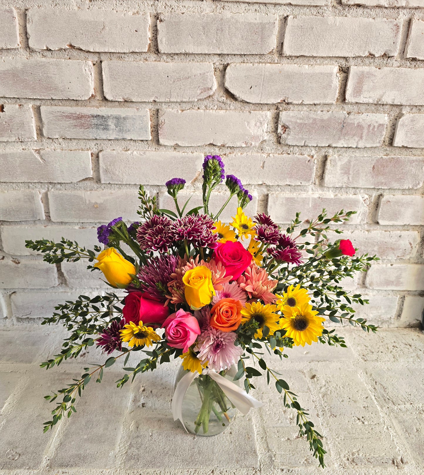 Cut Flowers In Vase