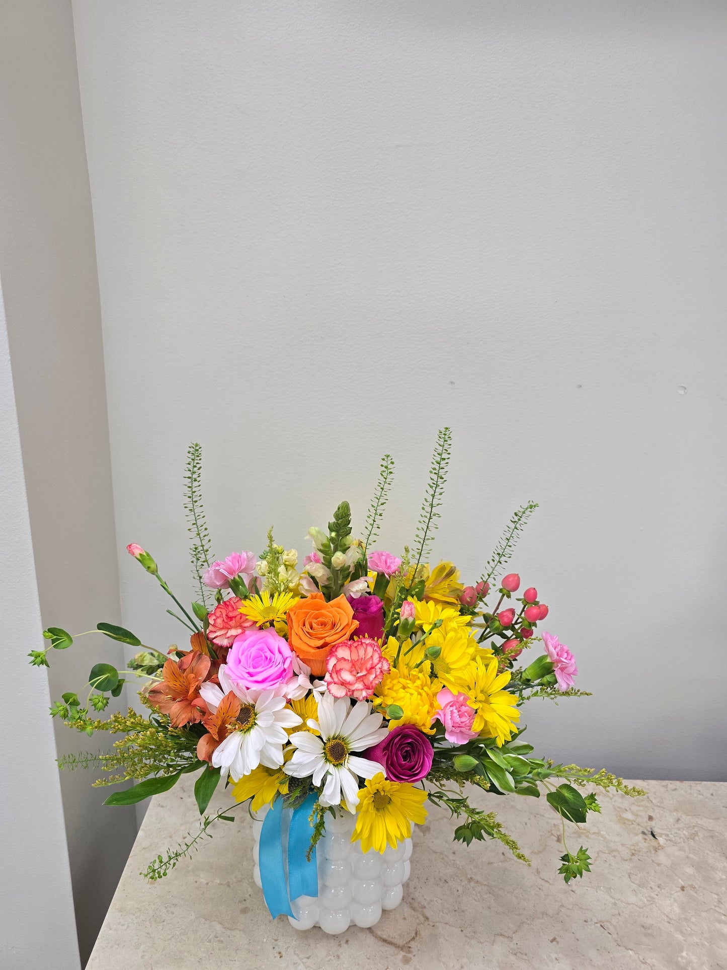 Cut Flowers In Vase