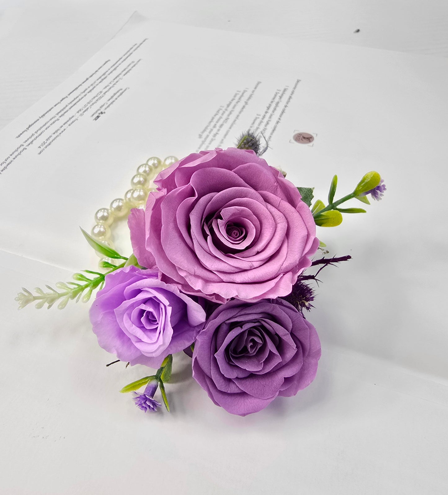 Purple Corsage