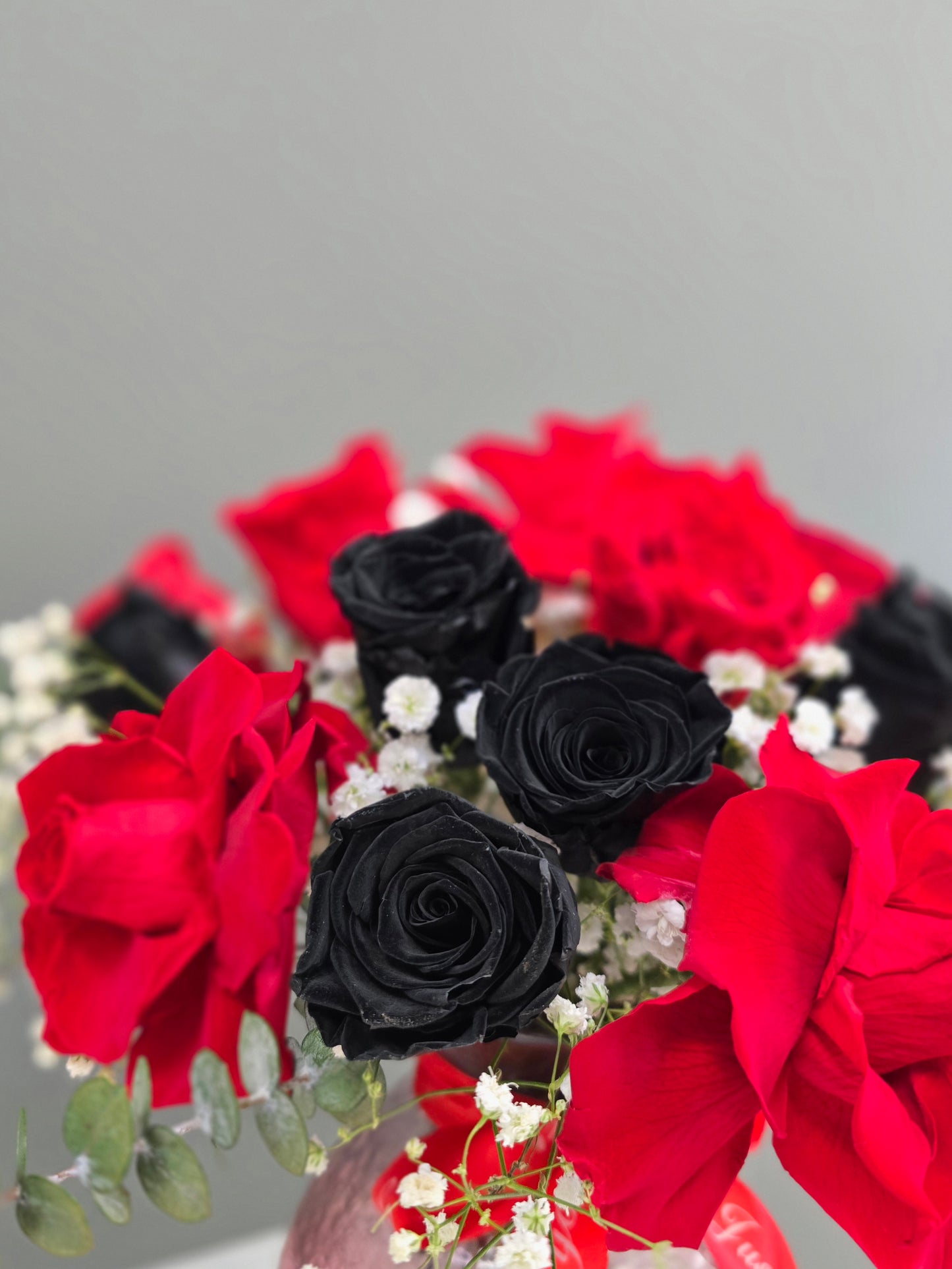 Two Dozen Rose with Glass Vase