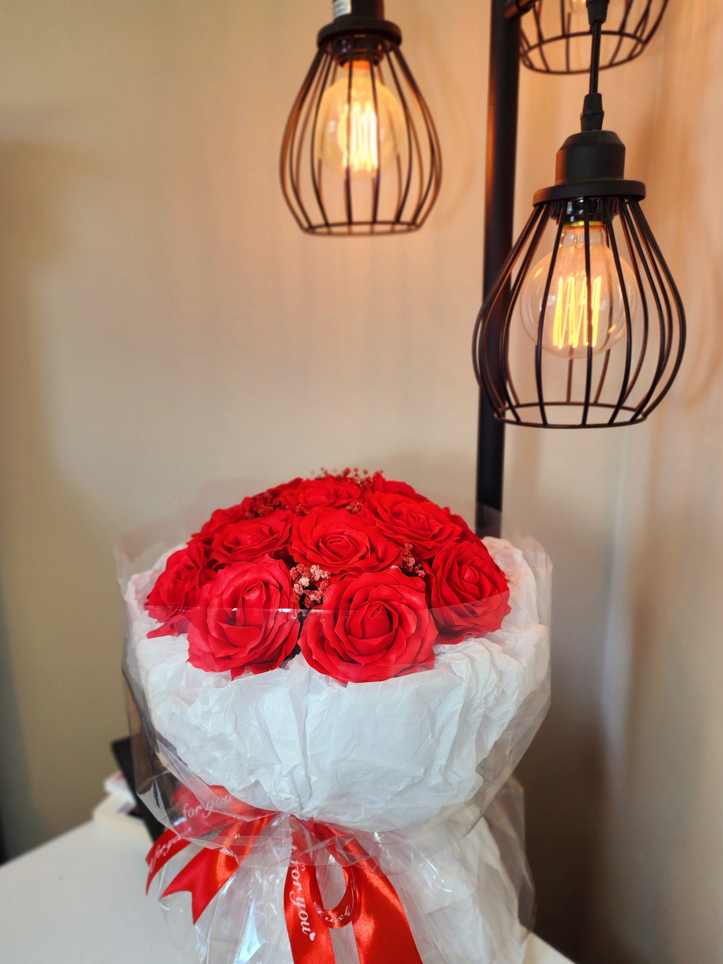 The elegance of Red Rose soap is timeless