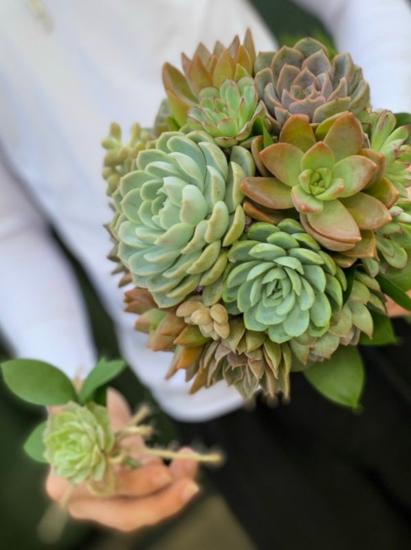 Succulent Bridal Bouquet