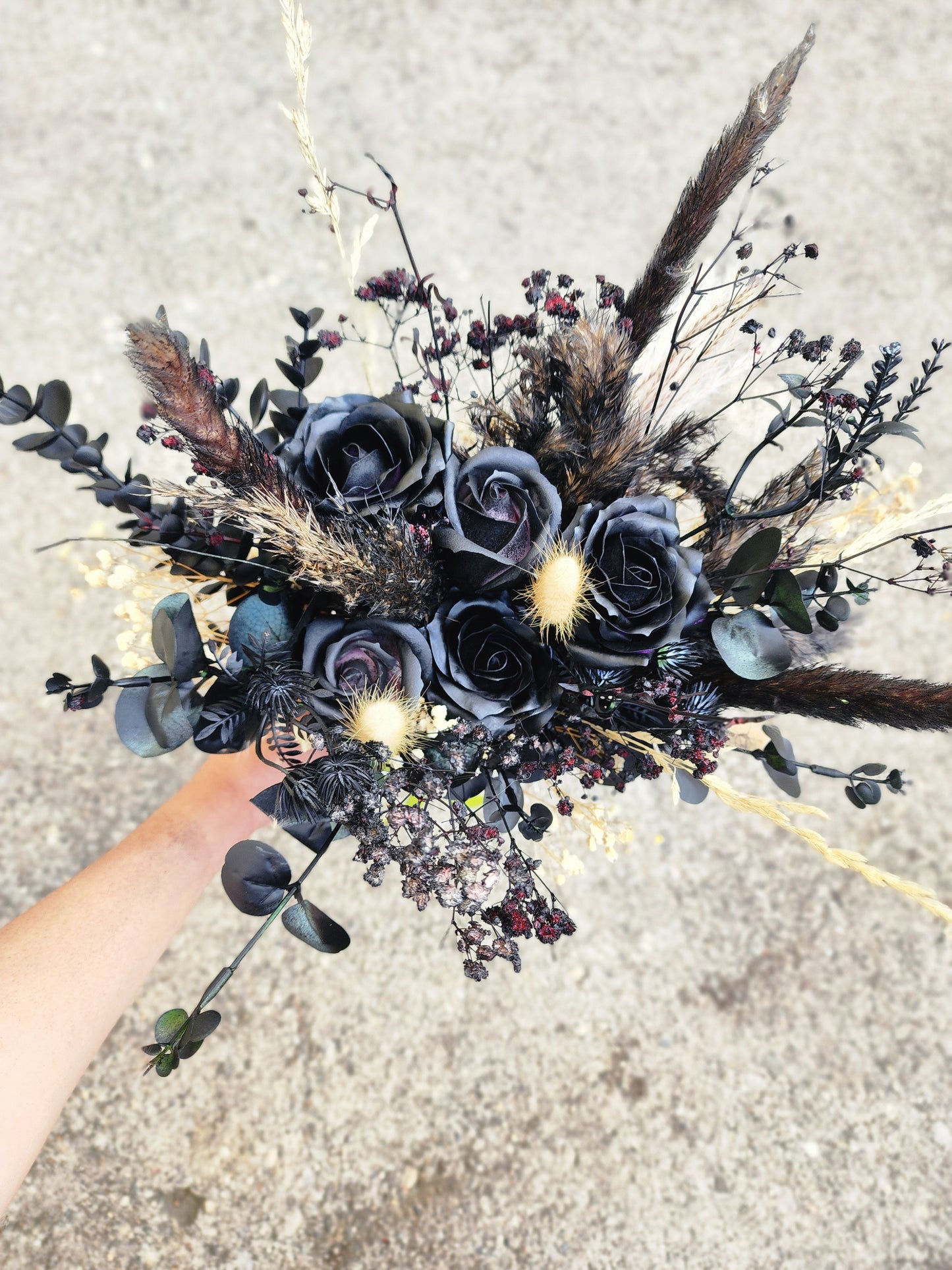 Black Rose Bouquet