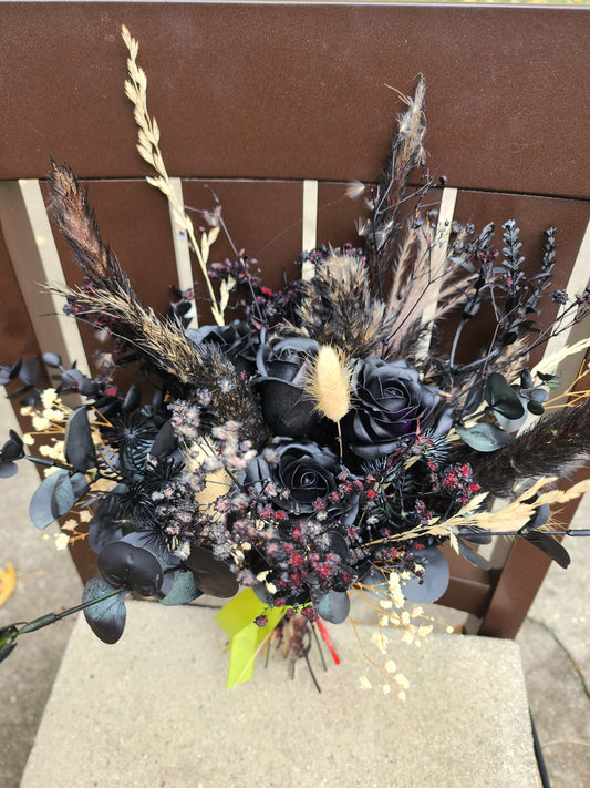 Black Rose Bouquet