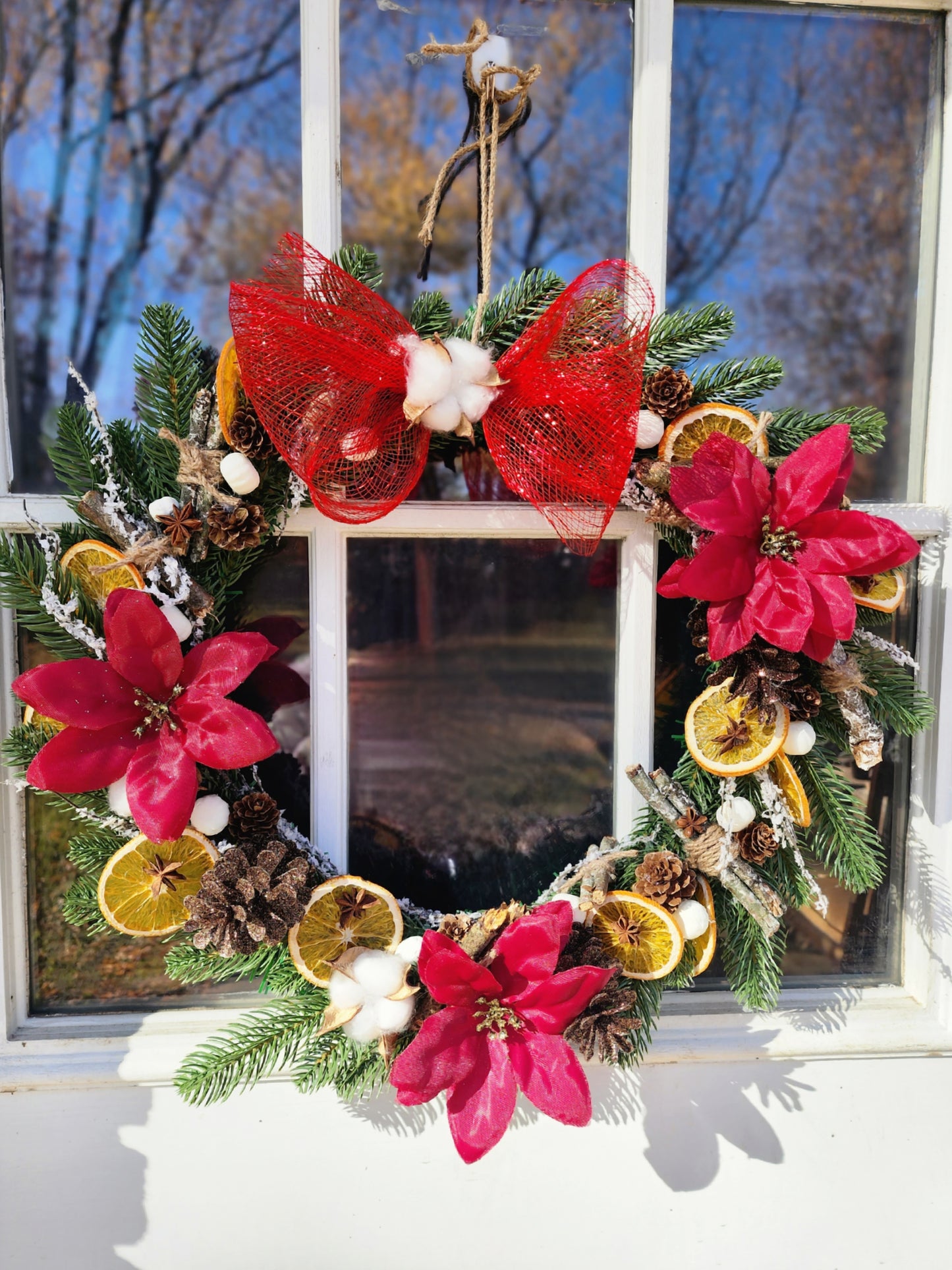 Winter Door Wreath