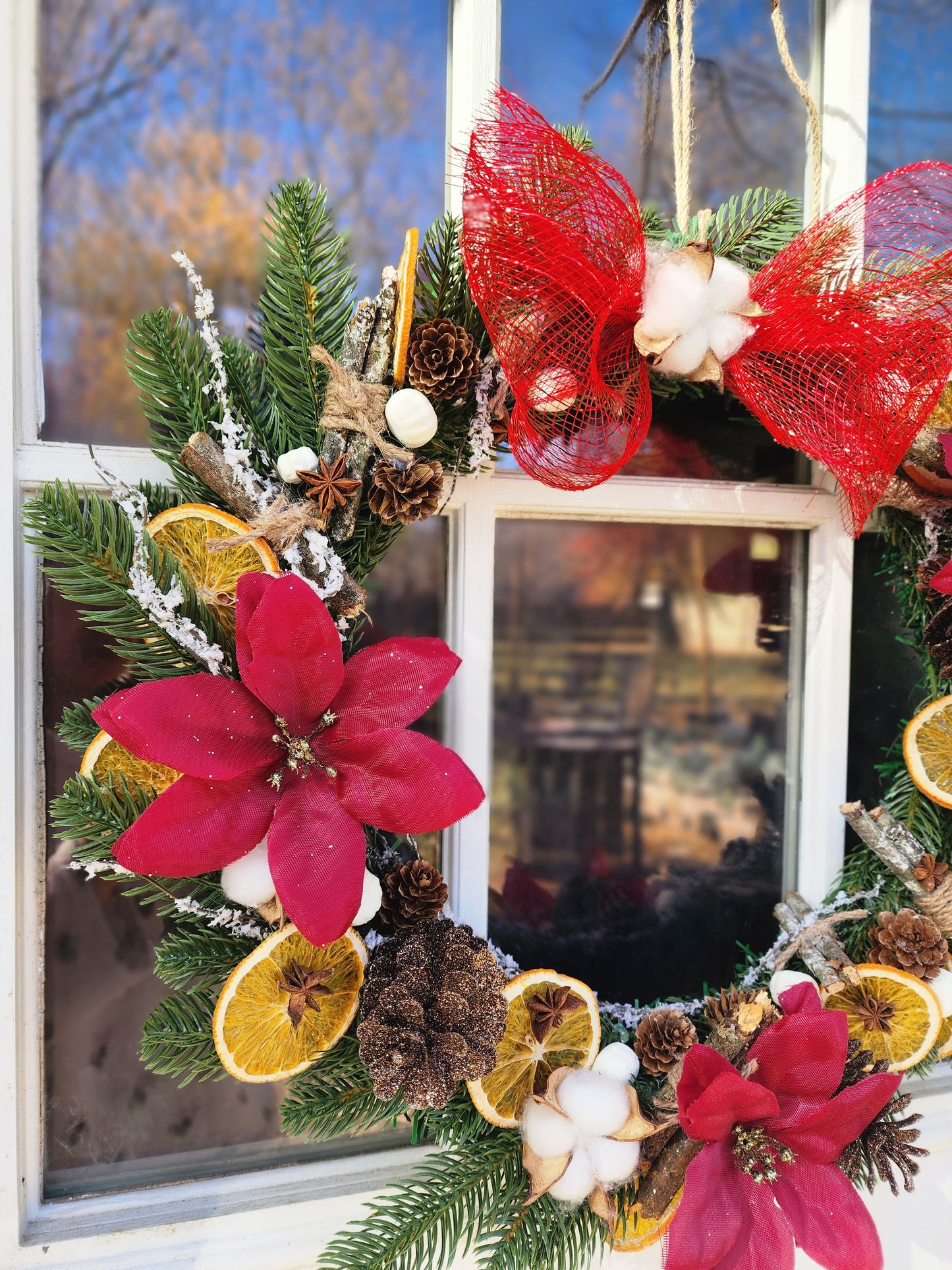 Winter Door Wreath