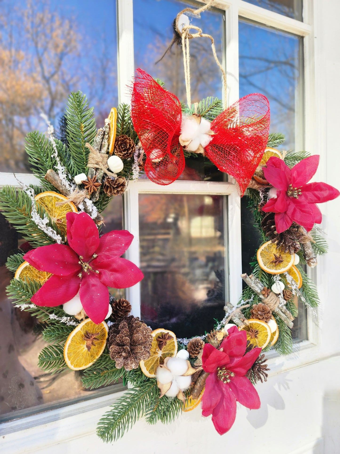 Winter Door Wreath