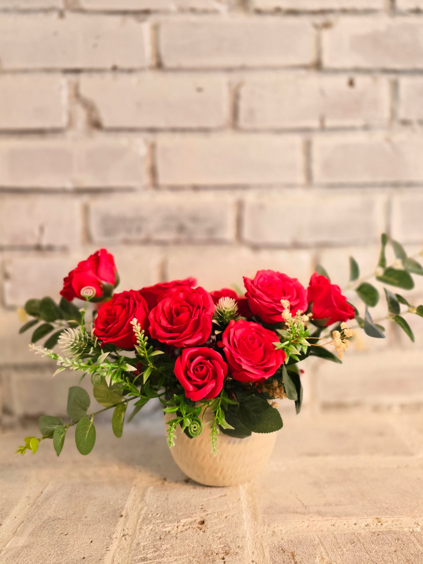 Red Rose in Vase