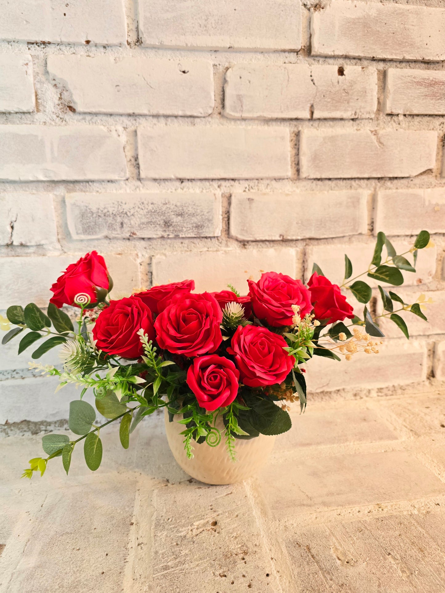 Red Rose in Vase