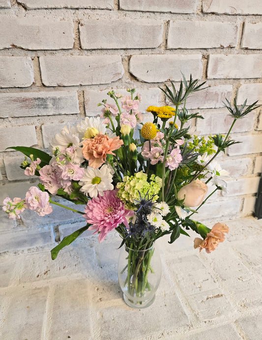 Fresh Flowers In Vase