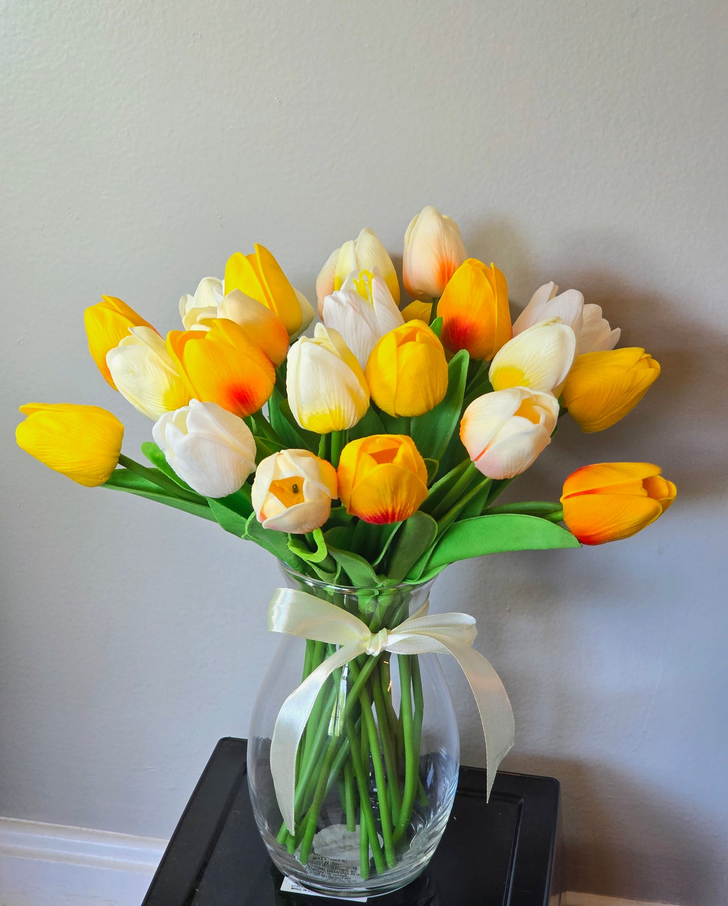 Tulips Flowers In Vase