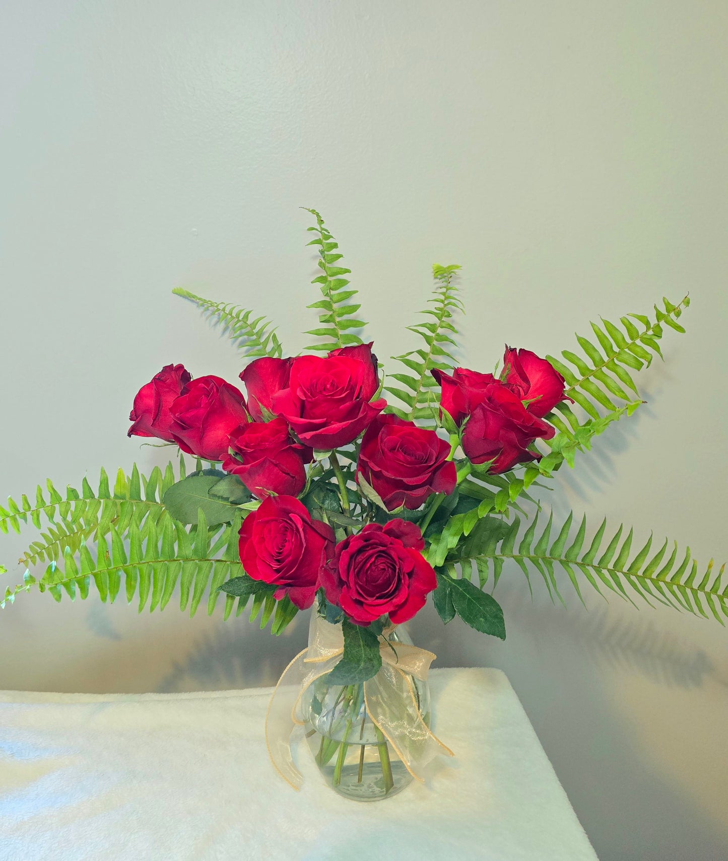 Cut Red Rose Flowers