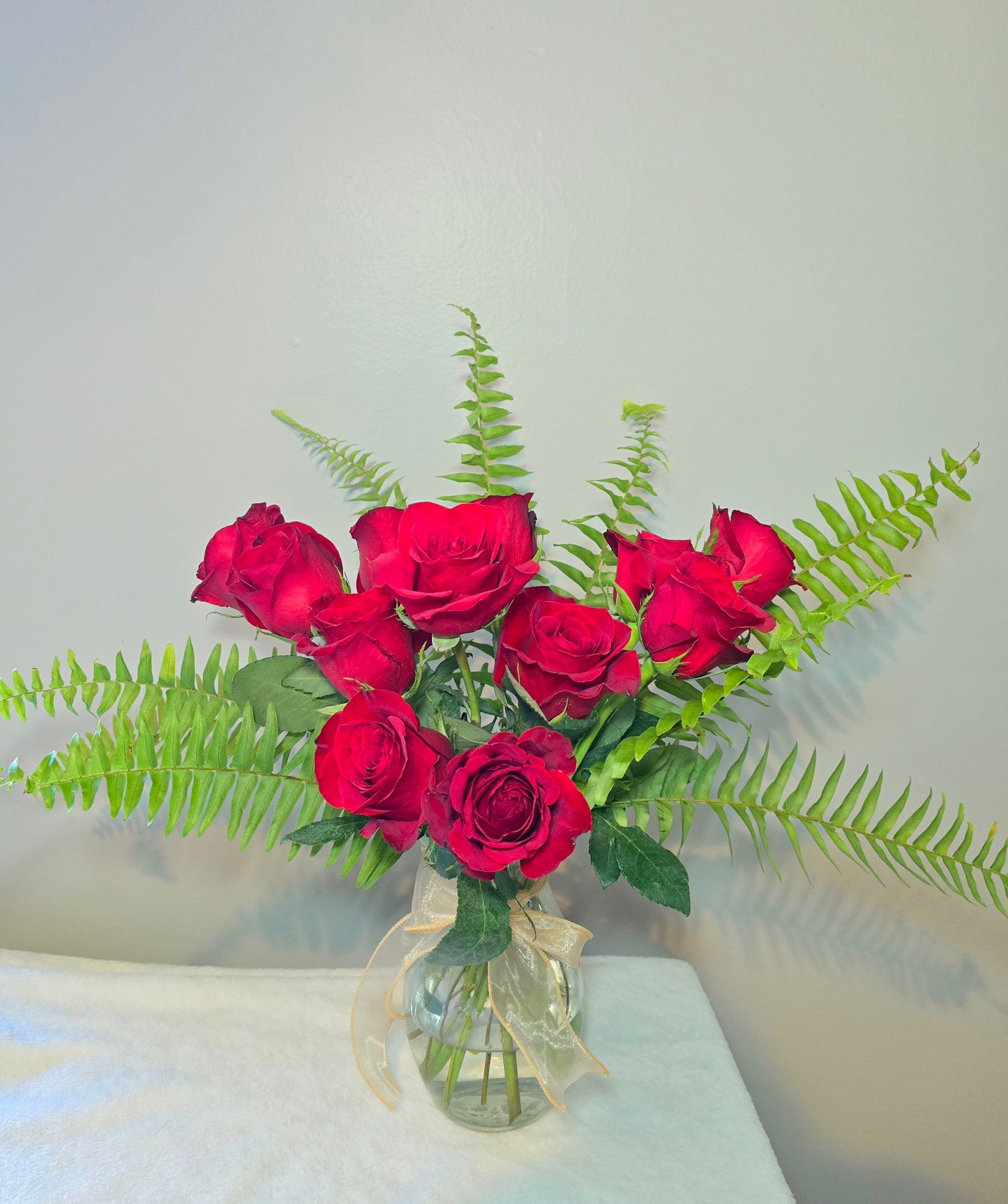 Cut Red Rose Flowers