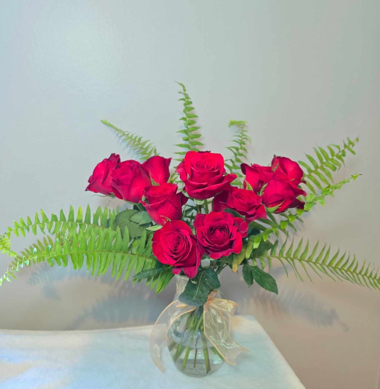 Cut Red Rose Flowers