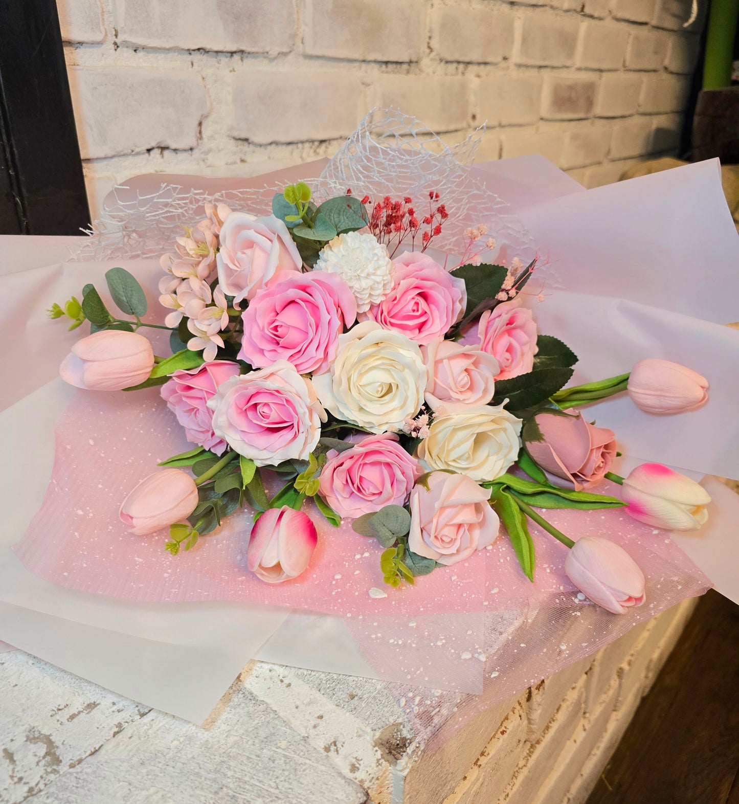 Pink Roses Bouquet