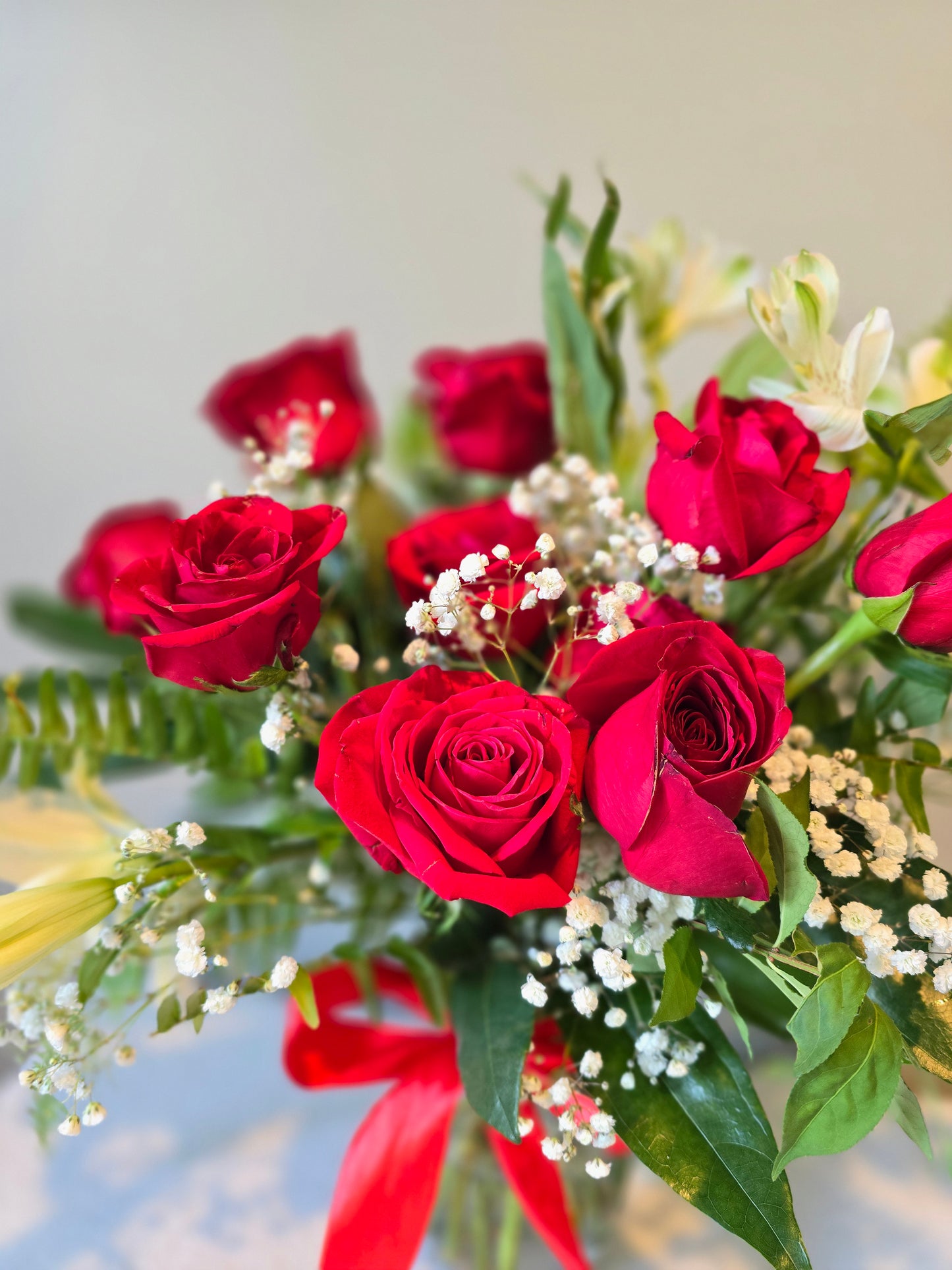 Cut Red Rose Bouquet