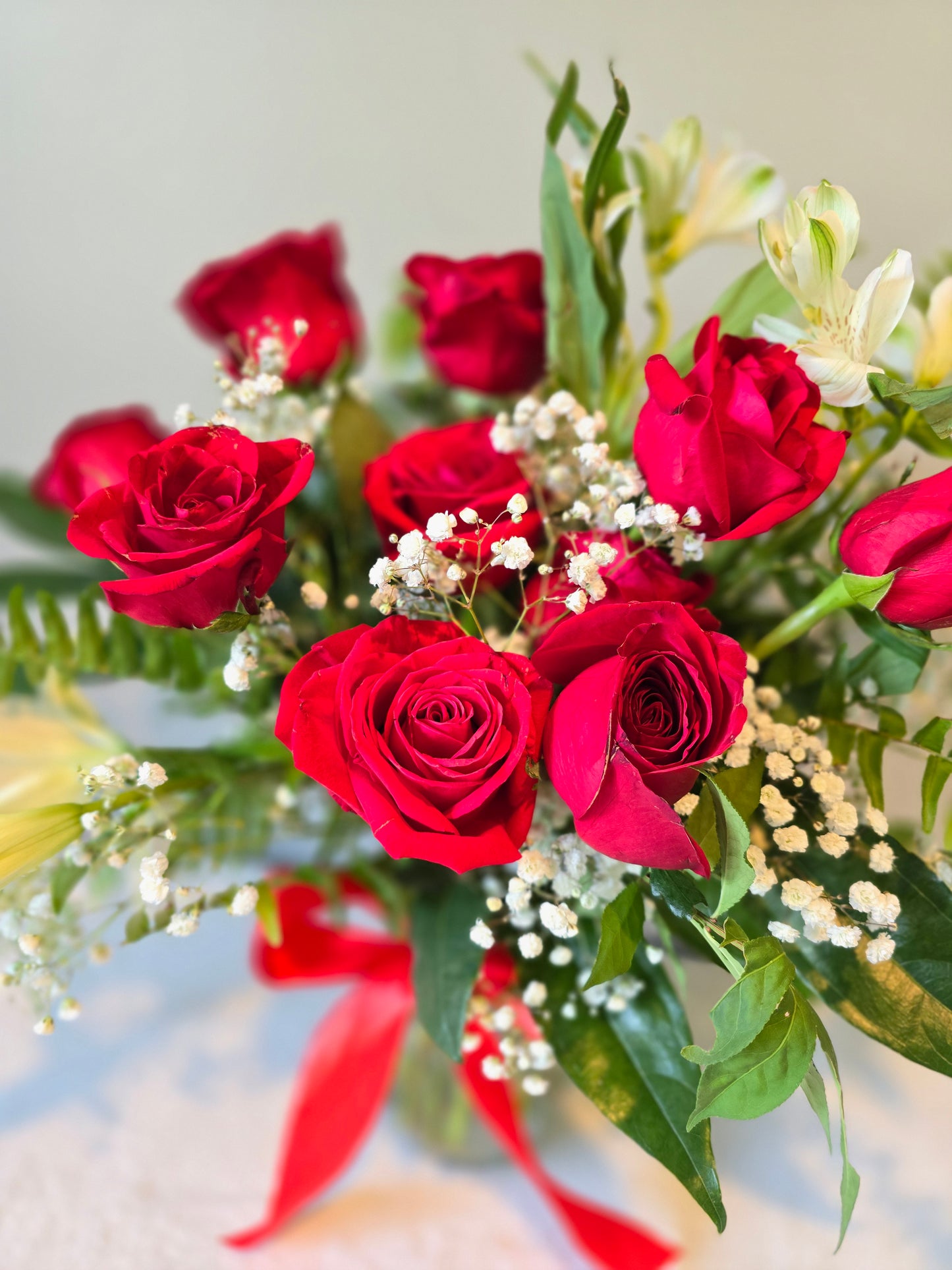 Cut Red Rose Bouquet