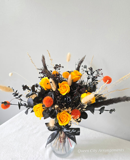 Black and Orange Bouquet