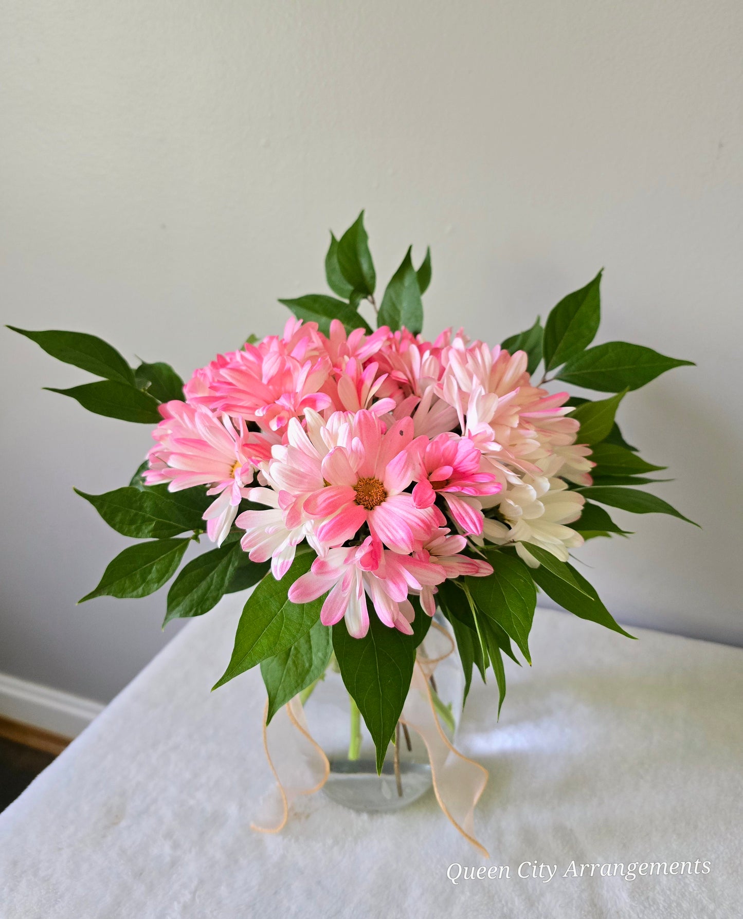 Cut Pink Chrysanthemum