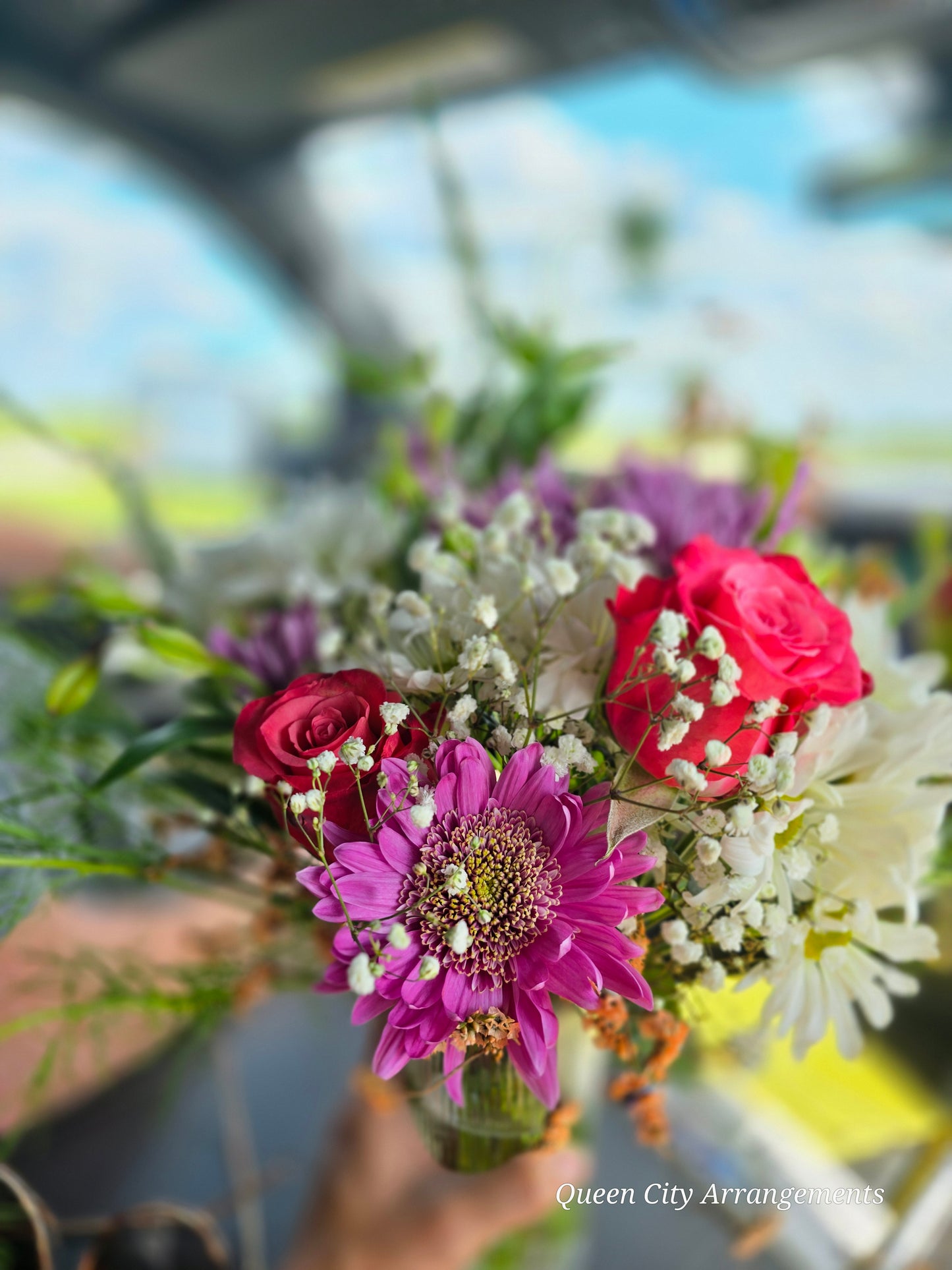 Cut Flowers in Vase