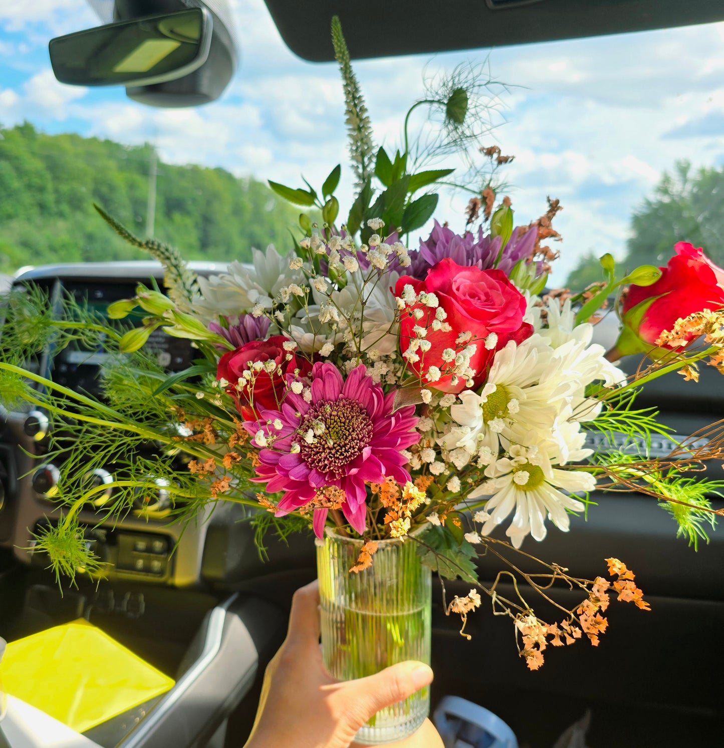 Cut Flowers in Vase