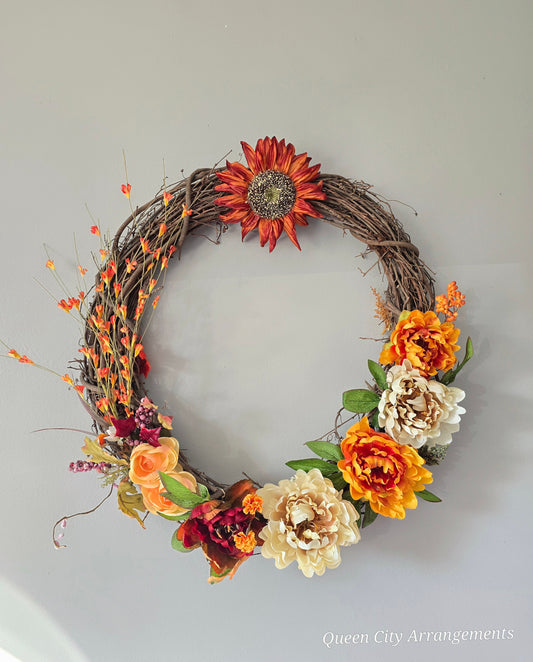 Large Fall Wreath