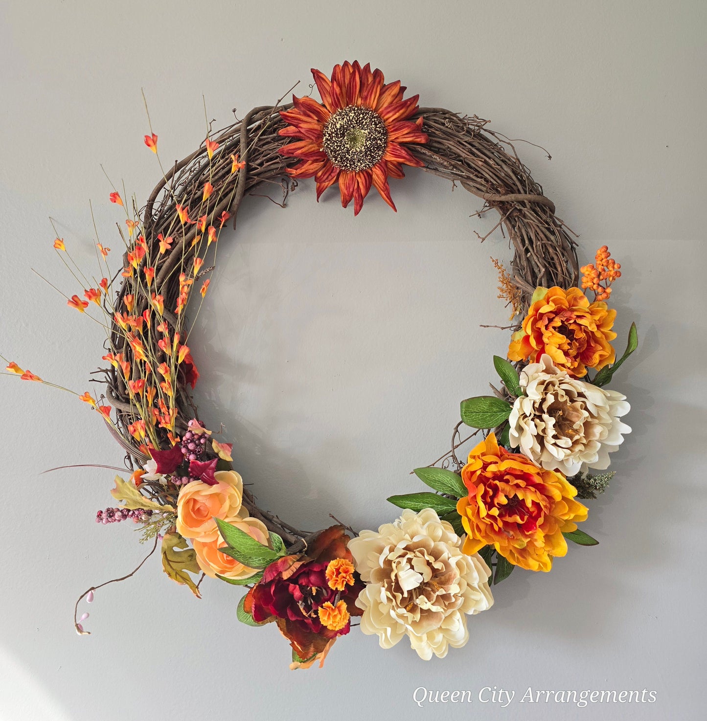 Large Fall Wreath