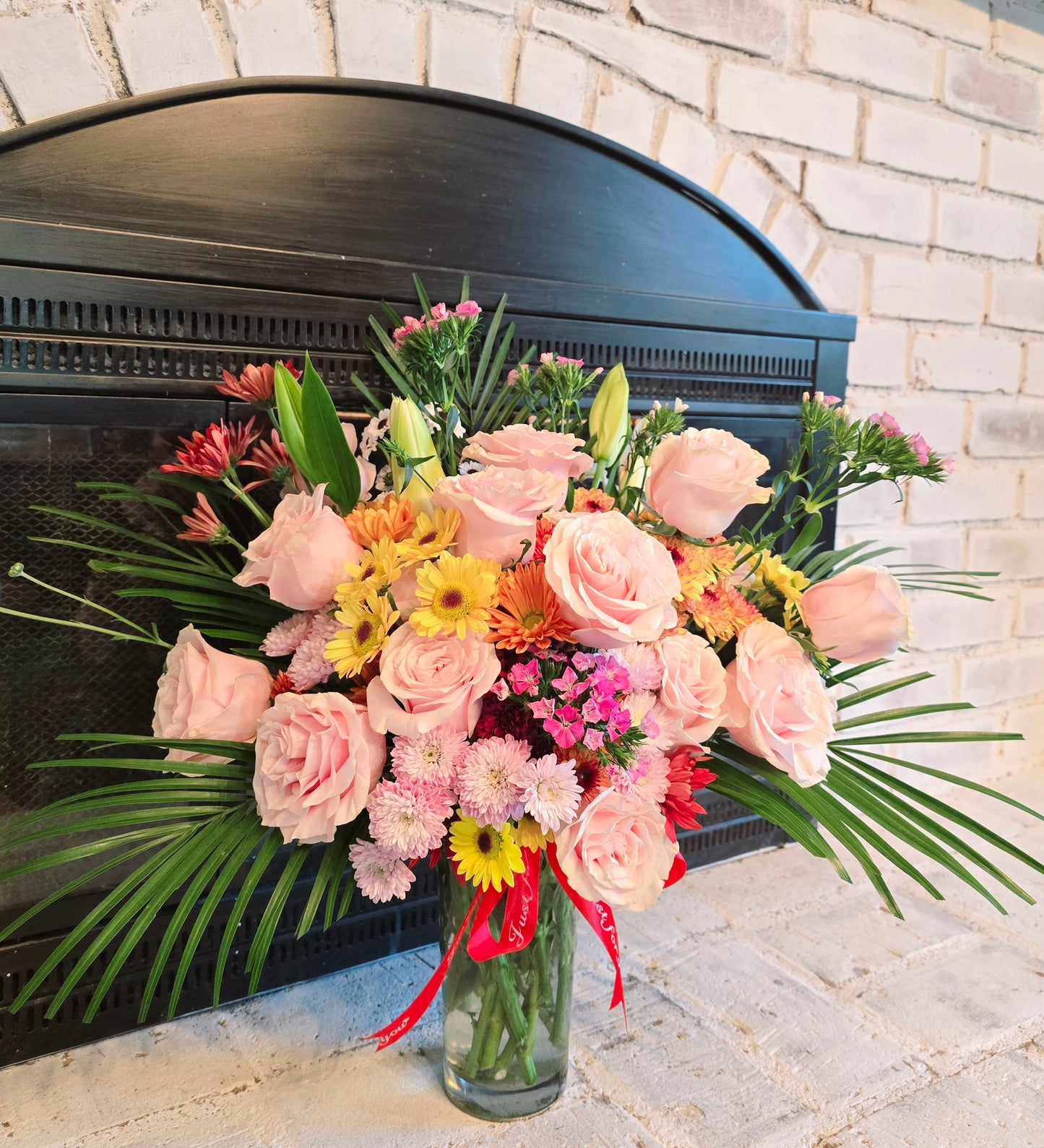 Lovely Flowers In Vase