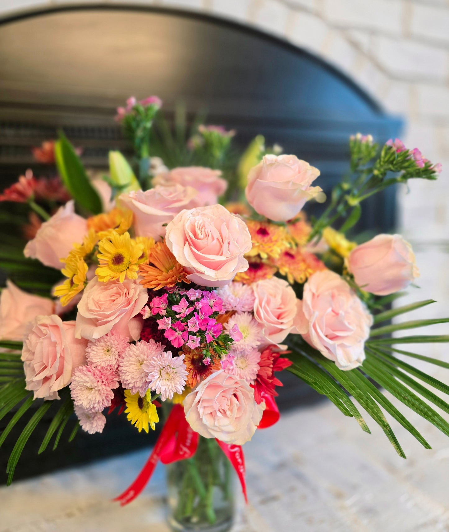 Lovely Flowers In Vase