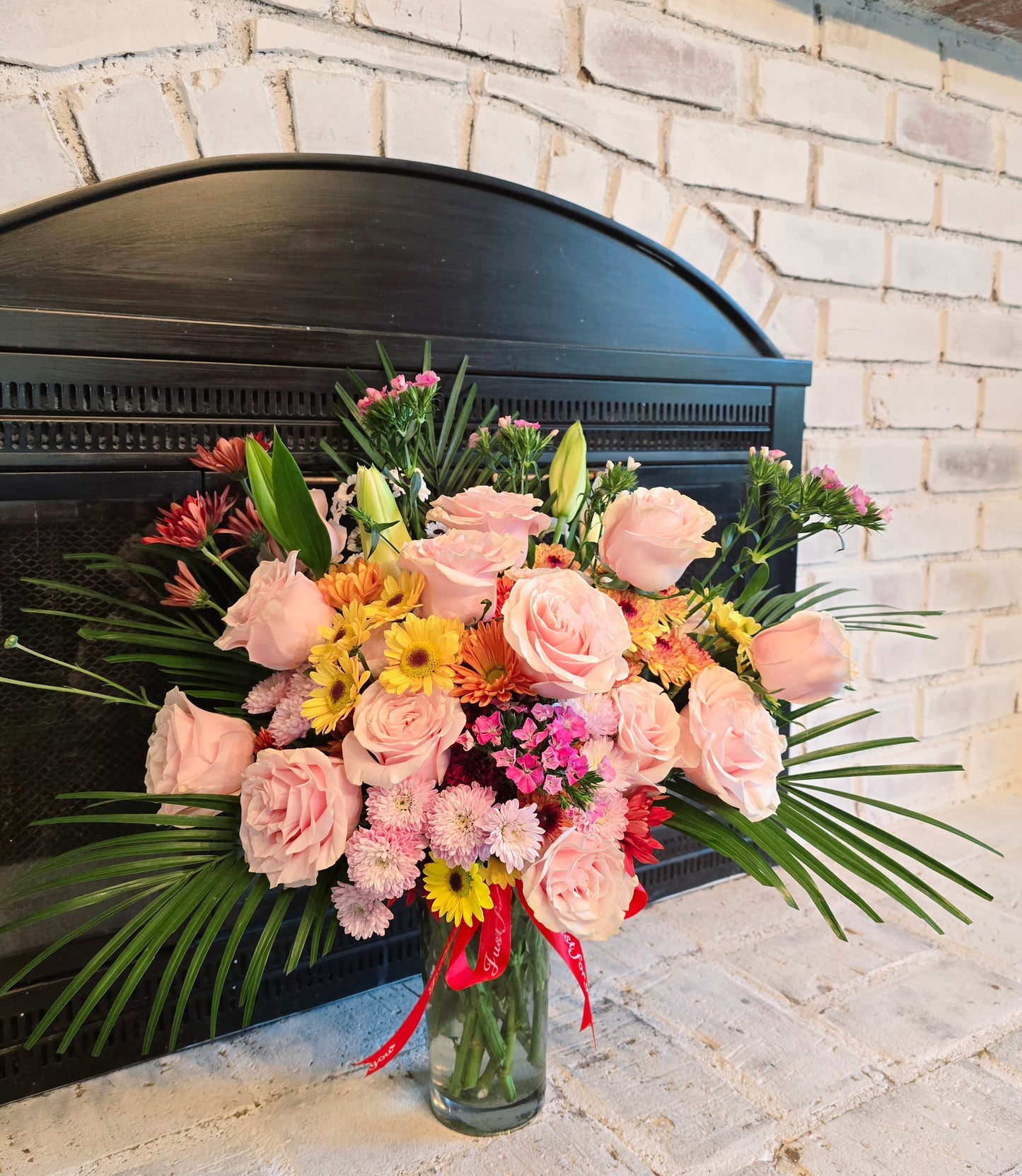 Lovely Flowers In Vase