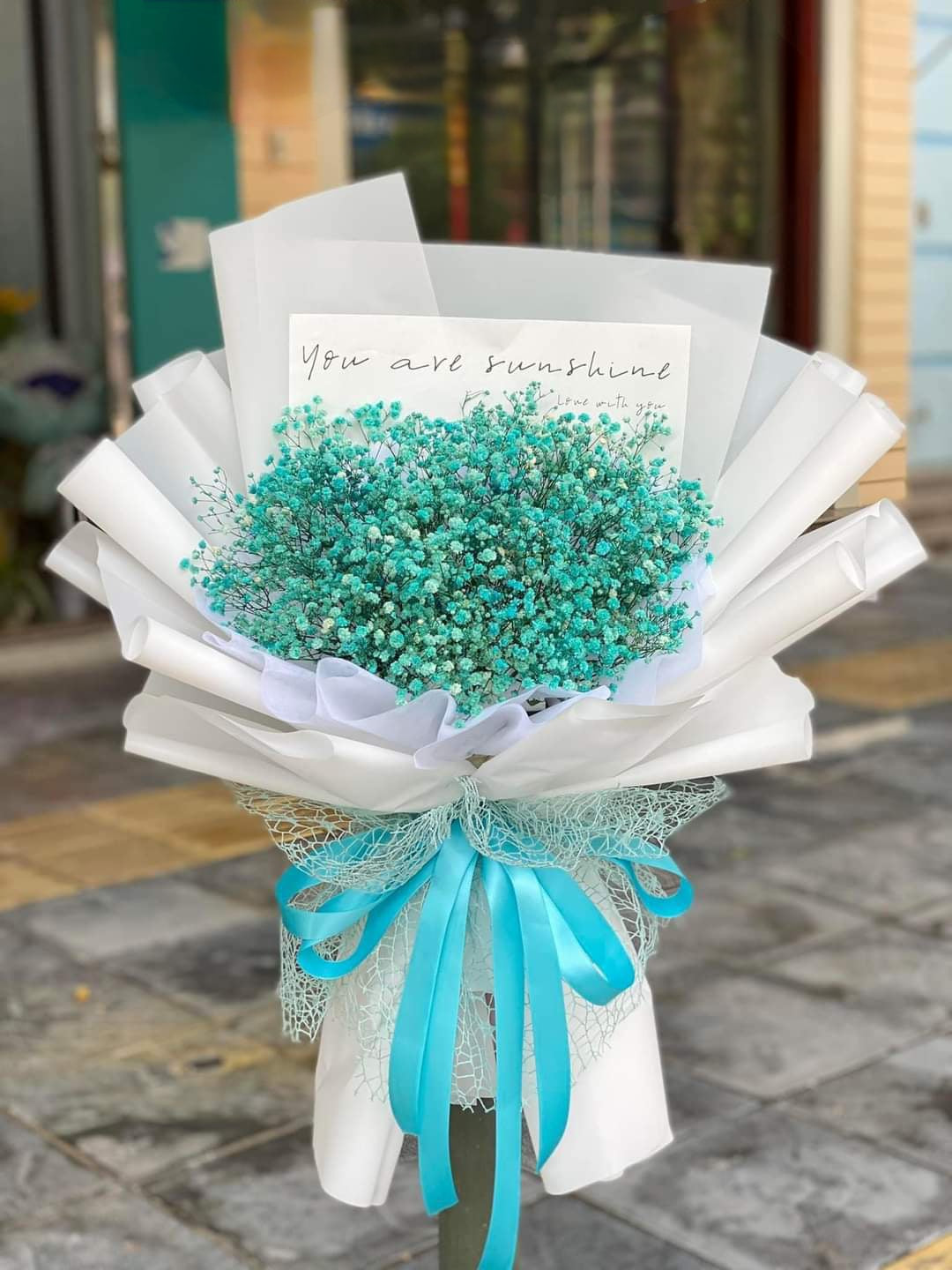 Baby breath bouquet diy