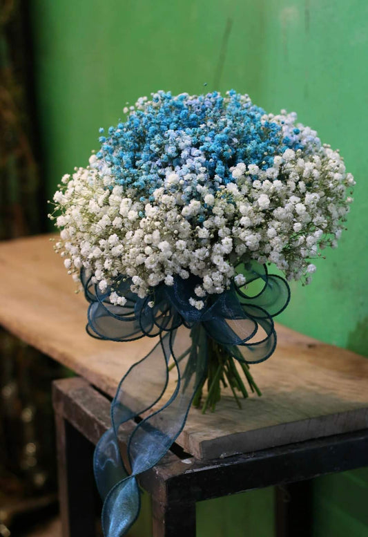 Baby's Breath Bouquet Blue