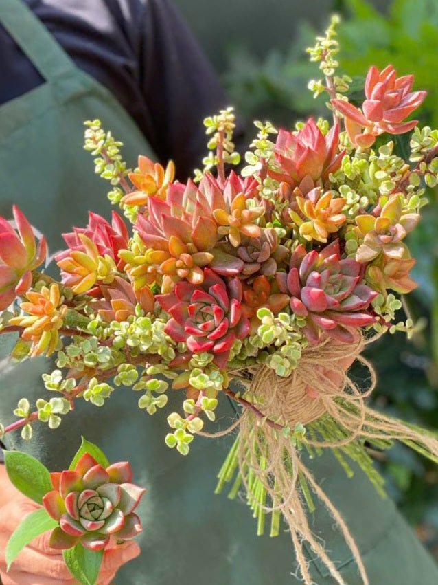 Succulent Wedding Bouquet