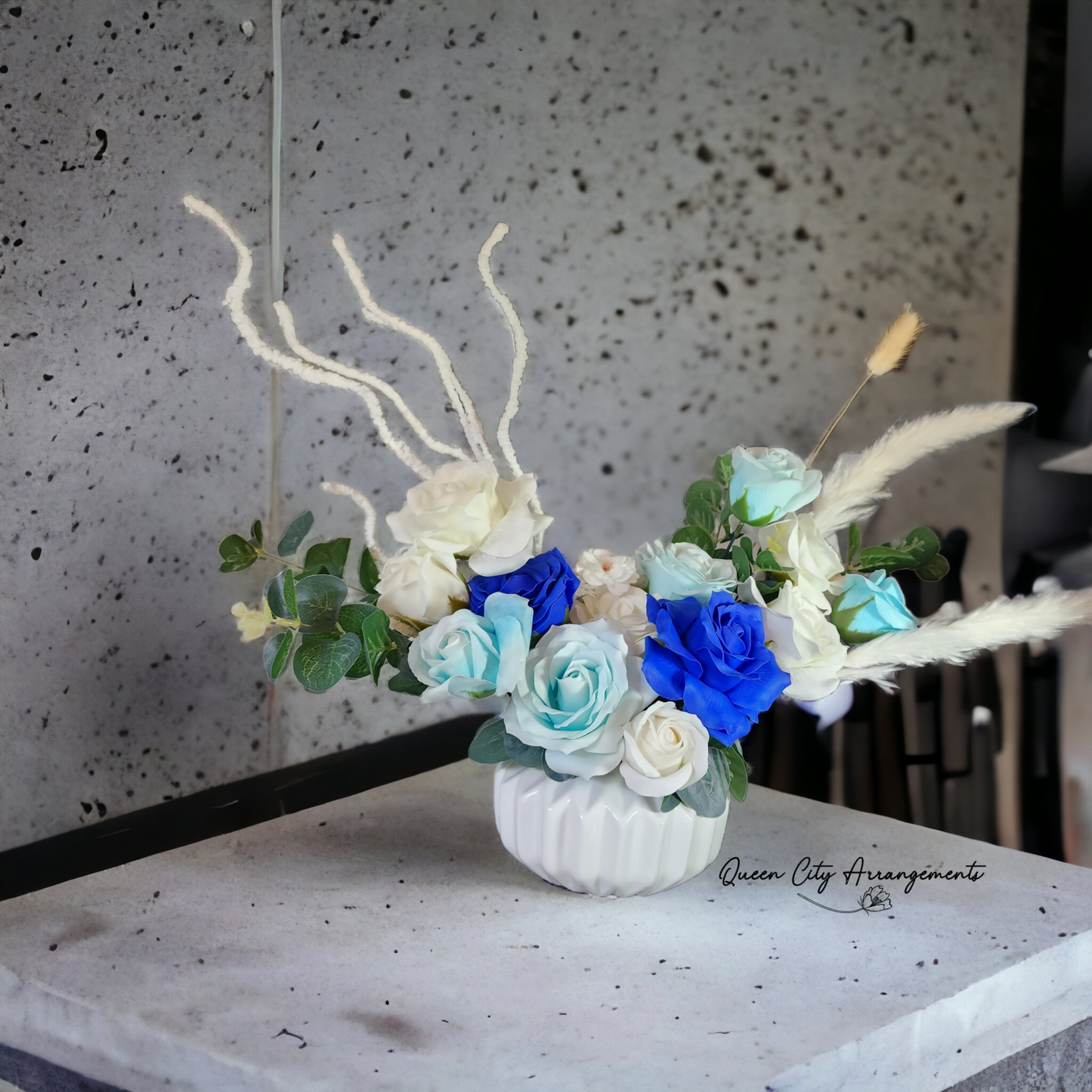 Modern Blue Decorative vase