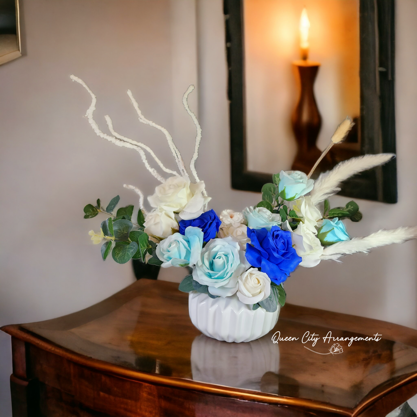 Modern Blue Decorative vase