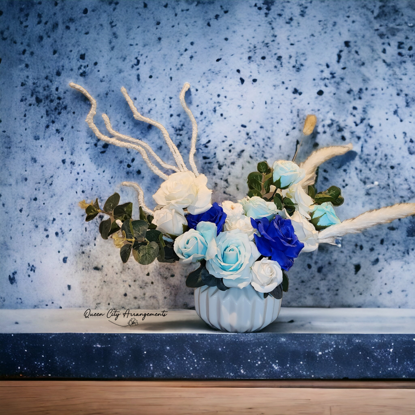 Modern Blue Decorative vase