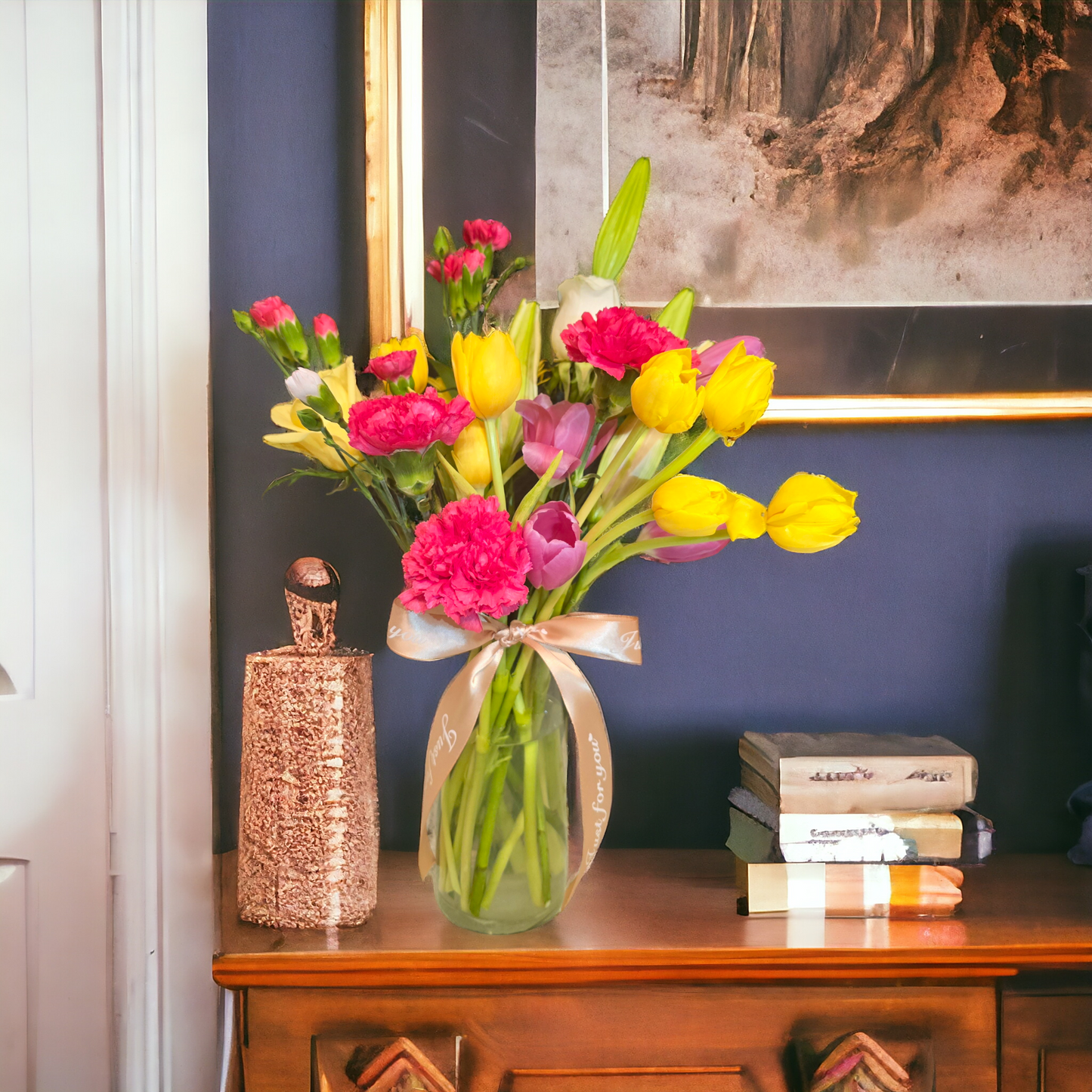 Fresh  Tulips Mix Flowers