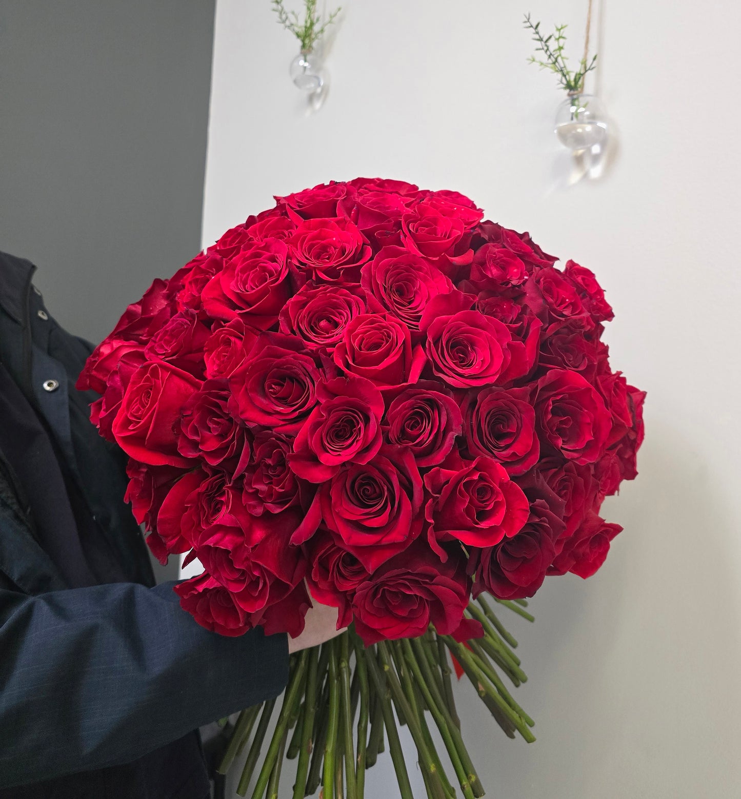 100 Fresh Cut Rose, 100 Red Rose