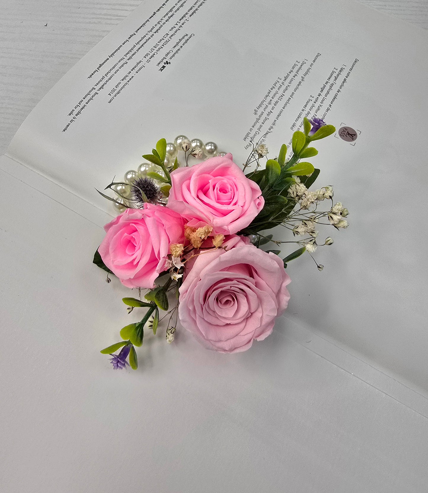 Pink Corsage