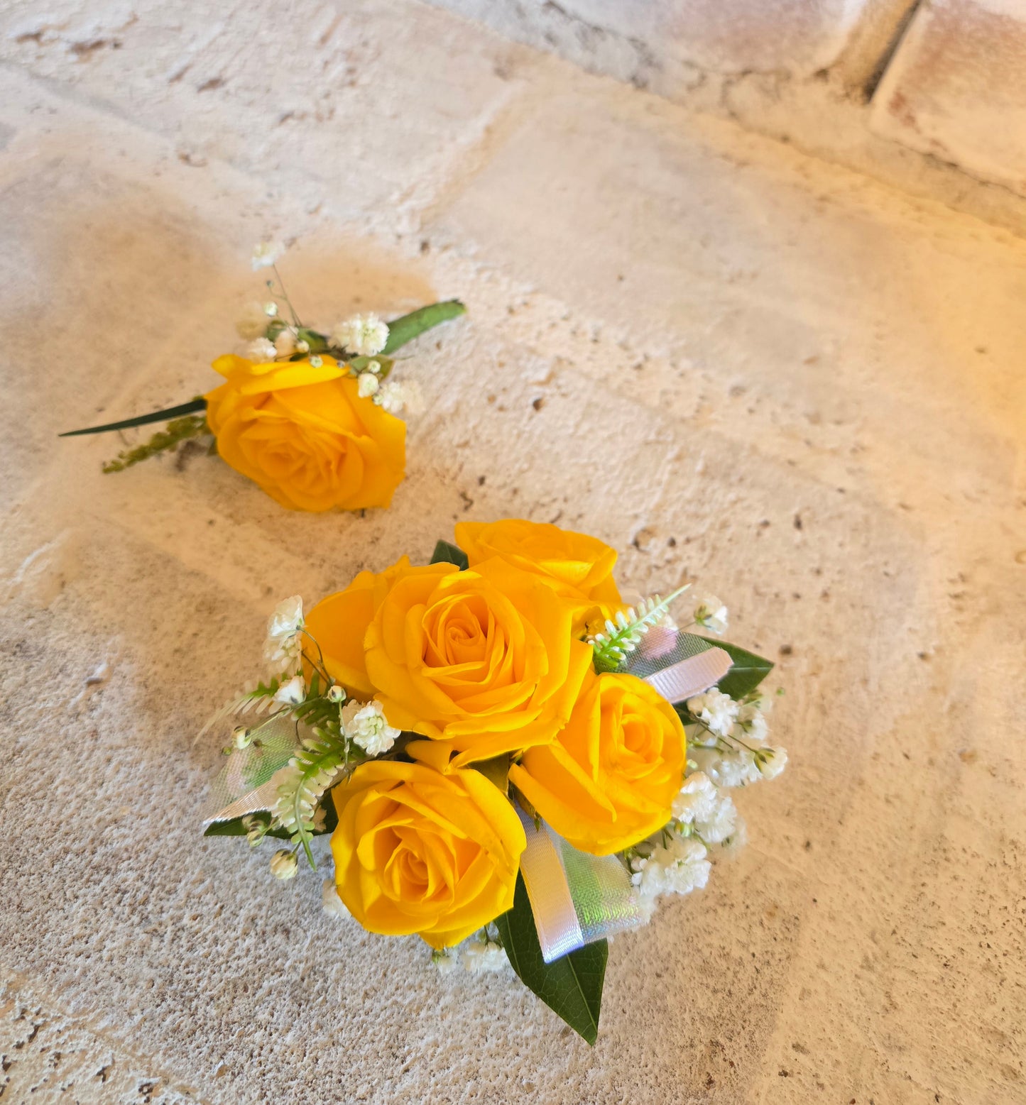 Yellow Corsage& Boutonnieres