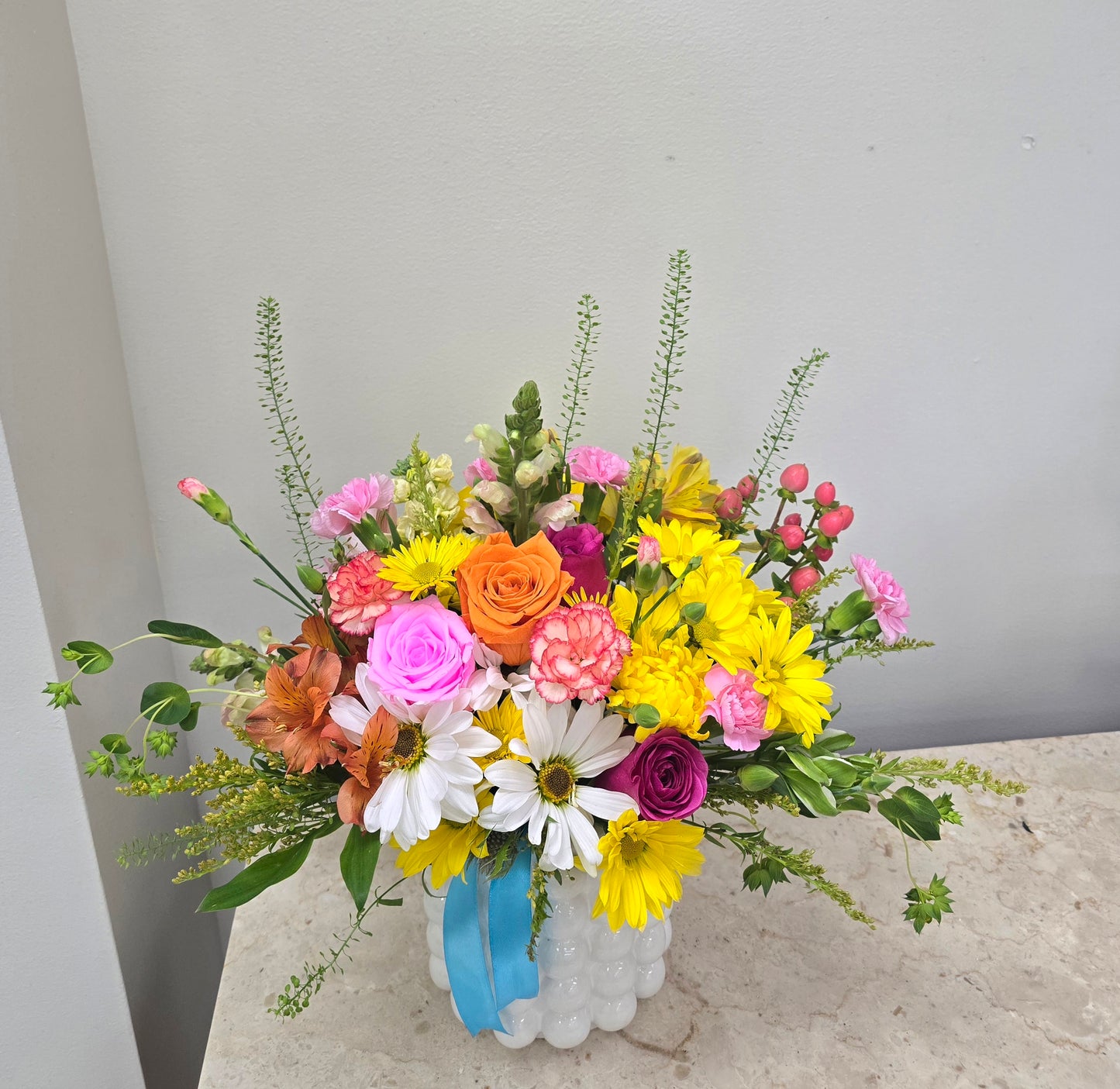 Cut Flowers In Vase