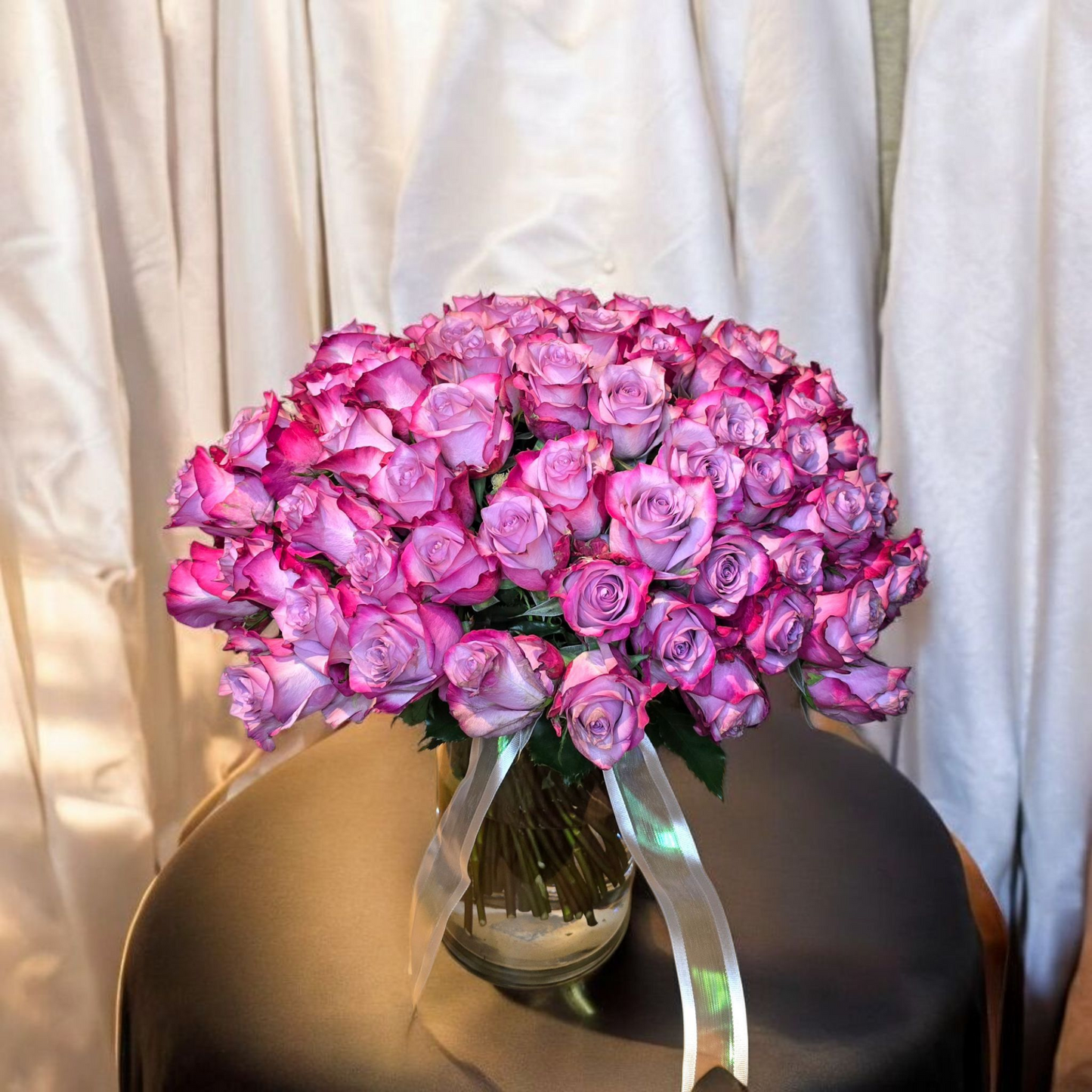 100 Fresh Cut Pink Rose Bouquet