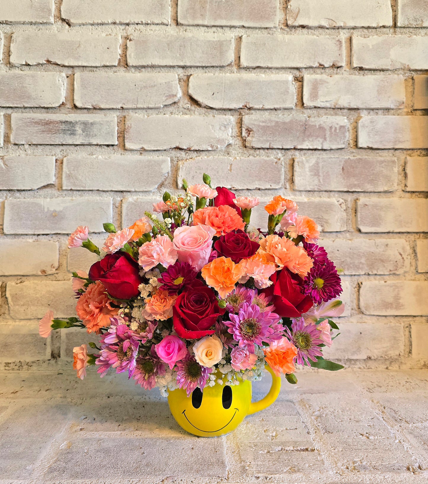 Flowers With Happy Face